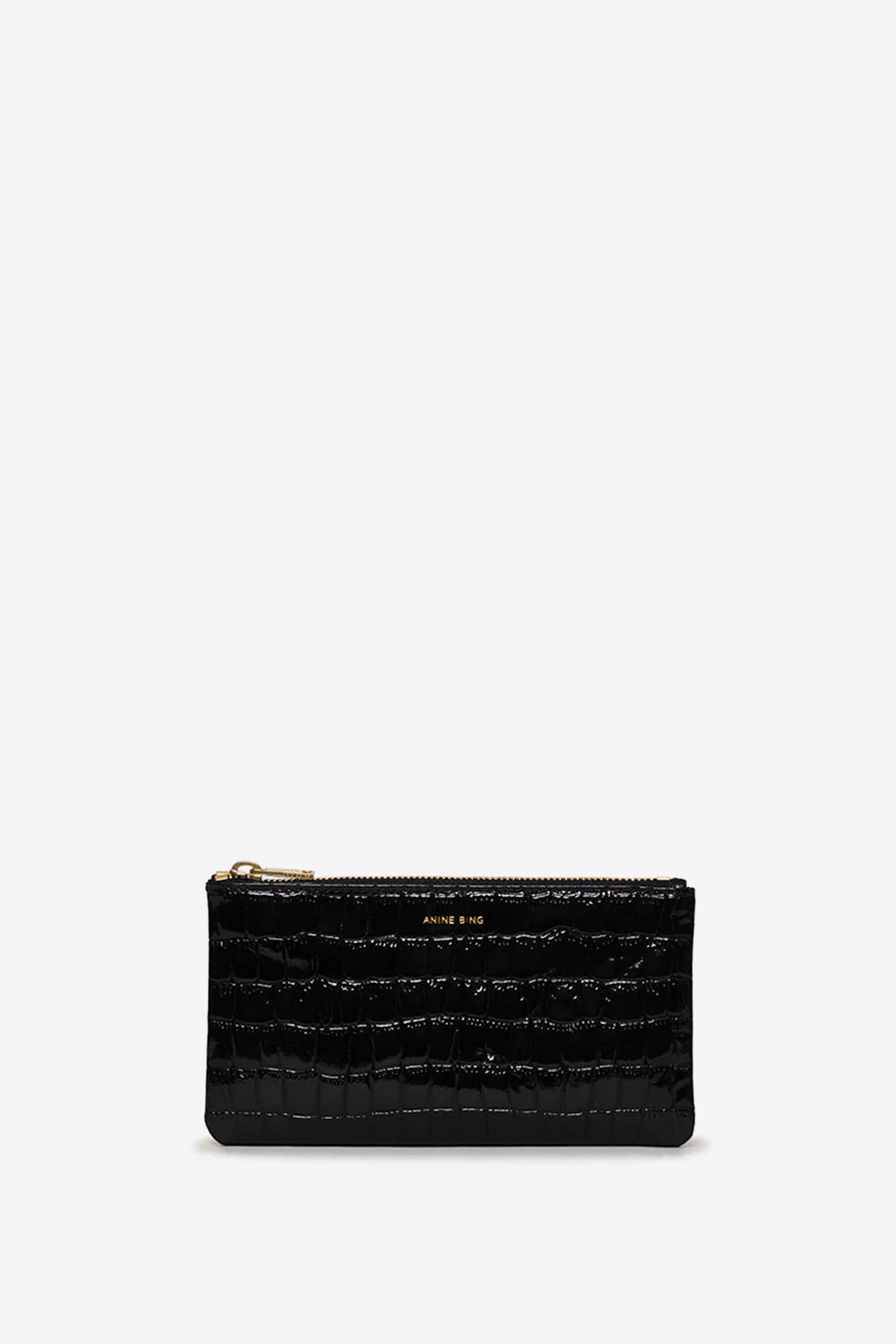 Pochette croco noir deals
