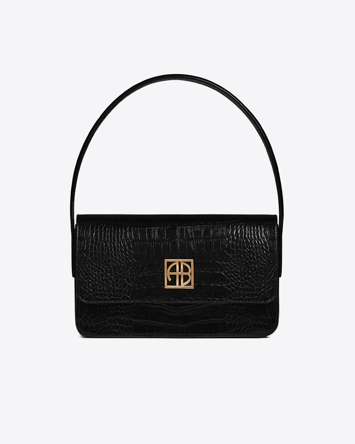 Anine Bing Sac Elly Kate Moss Noir Croco