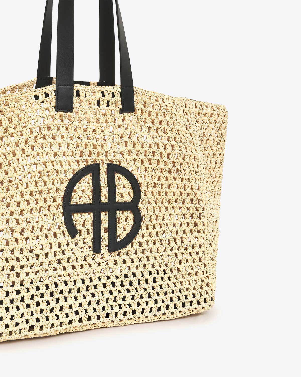 Sac large Rio Anine Bing tissé naturel. 