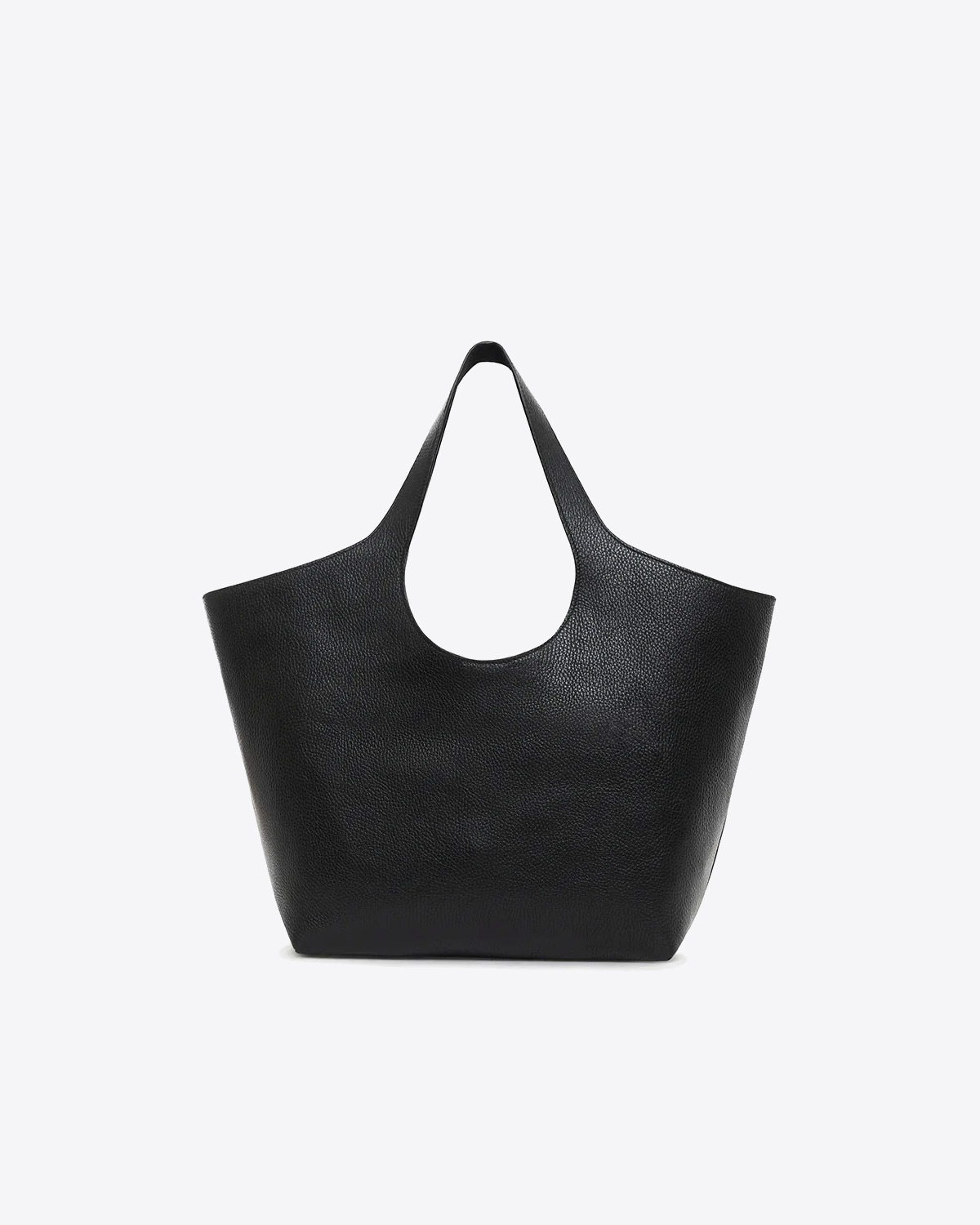 Sac tote Lili Anine Bing en cuir noir. 