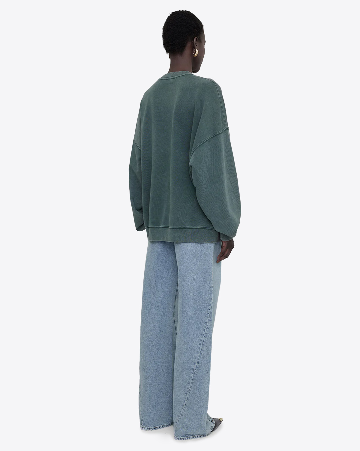 Anine Bing Sweatshirt Miles Vert Sage