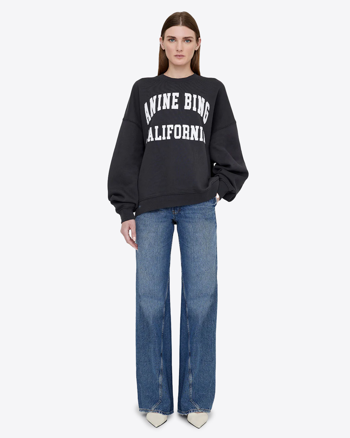 Produit Anine Bing Sweatshirt Miles Noir Vintage