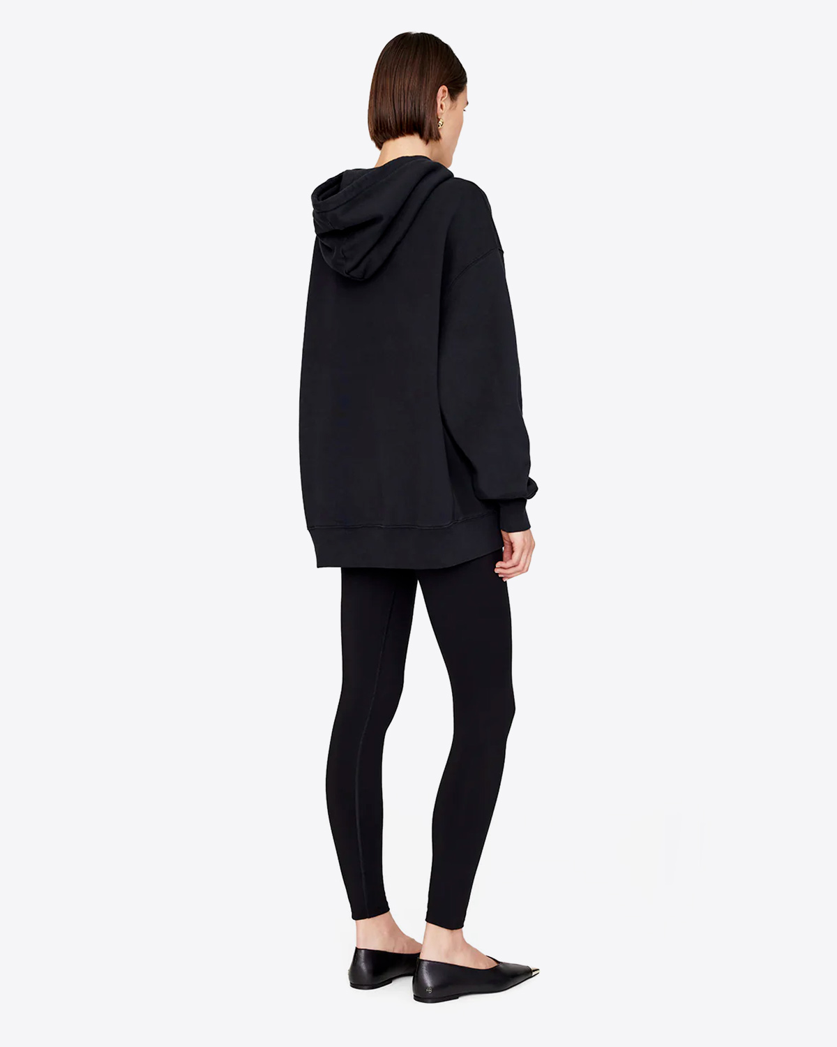 Anine Bing Sweatshirt à Capuche Alto – Noir