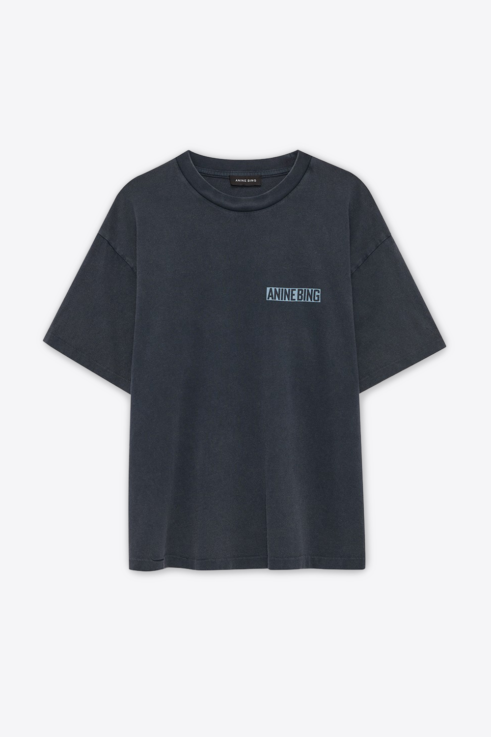 Anine Bing Tee-Shirt Cade – Palm Noir Délavé