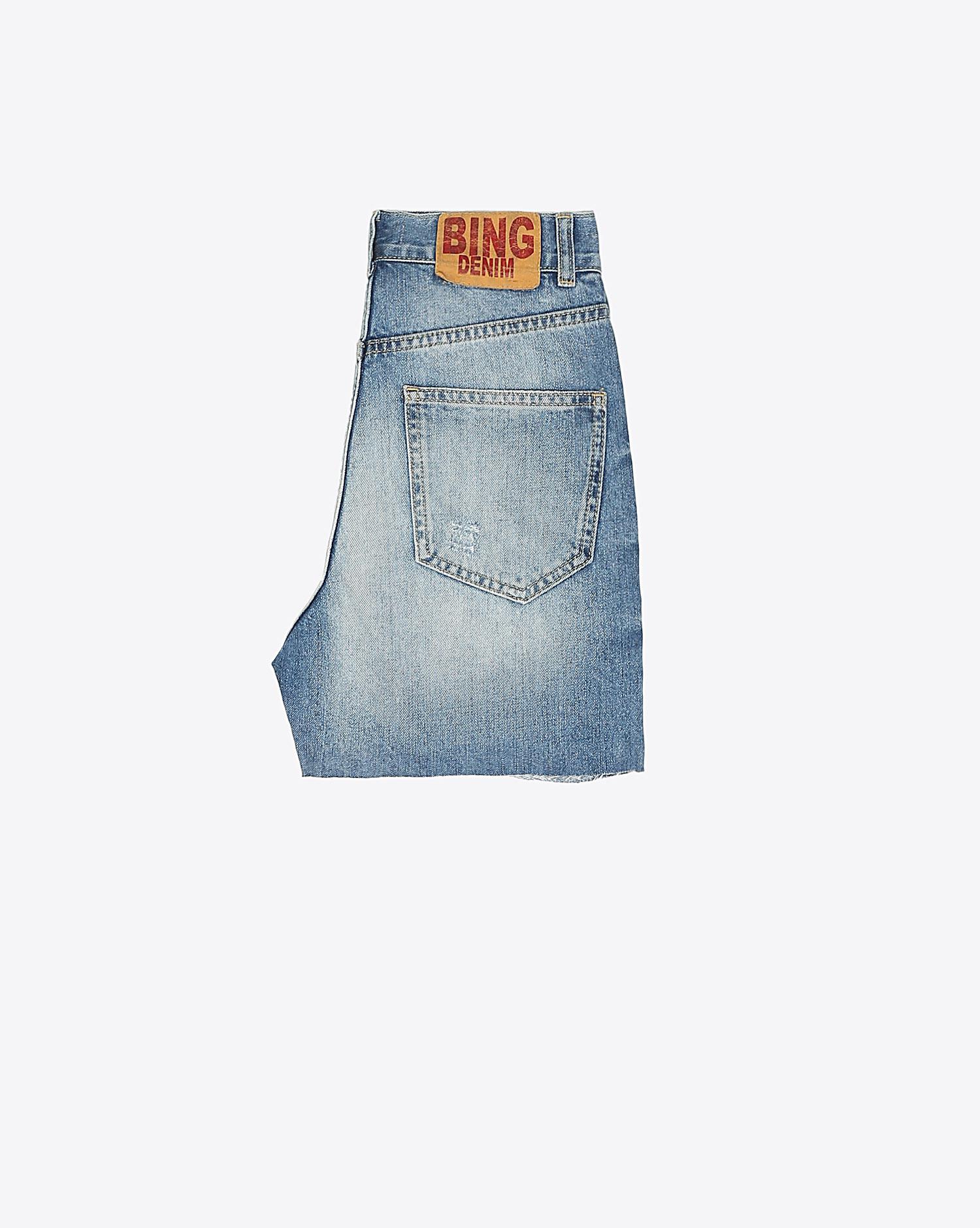 Anine Bing Casey Denim Shorts   