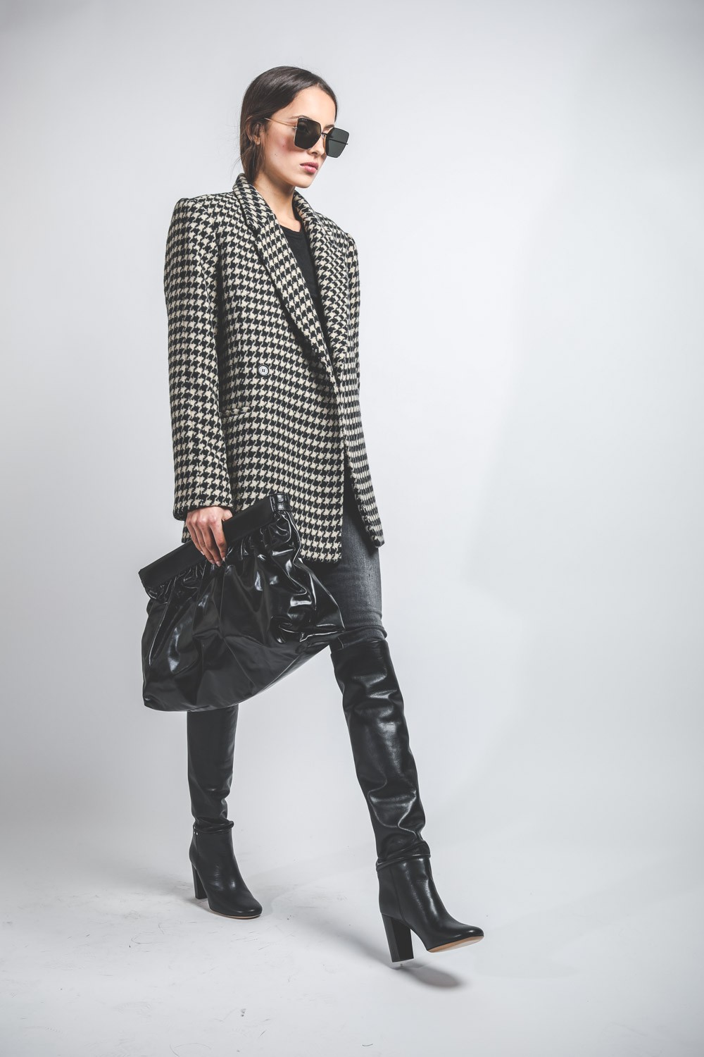 Image du produit Anine Bing Blazer Kaia – Houdstooth  - 3
