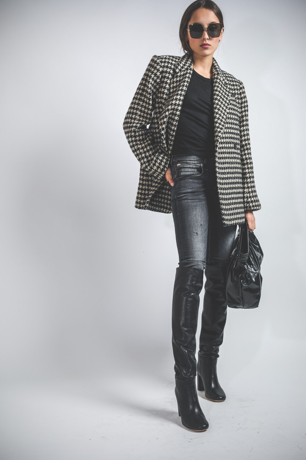 Image du produit Anine Bing Blazer Kaia – Houdstooth  - 5