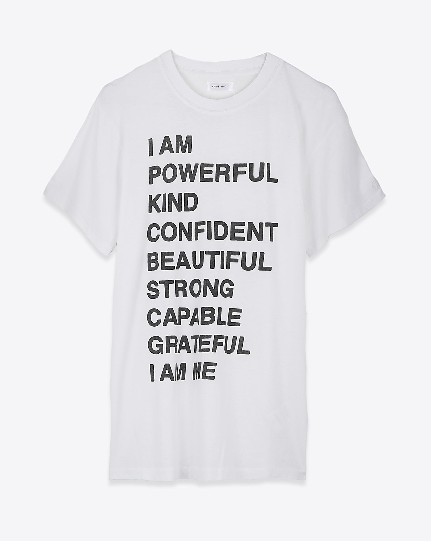 Image du produit Anine Bing Lili Tee Empowerment - White  