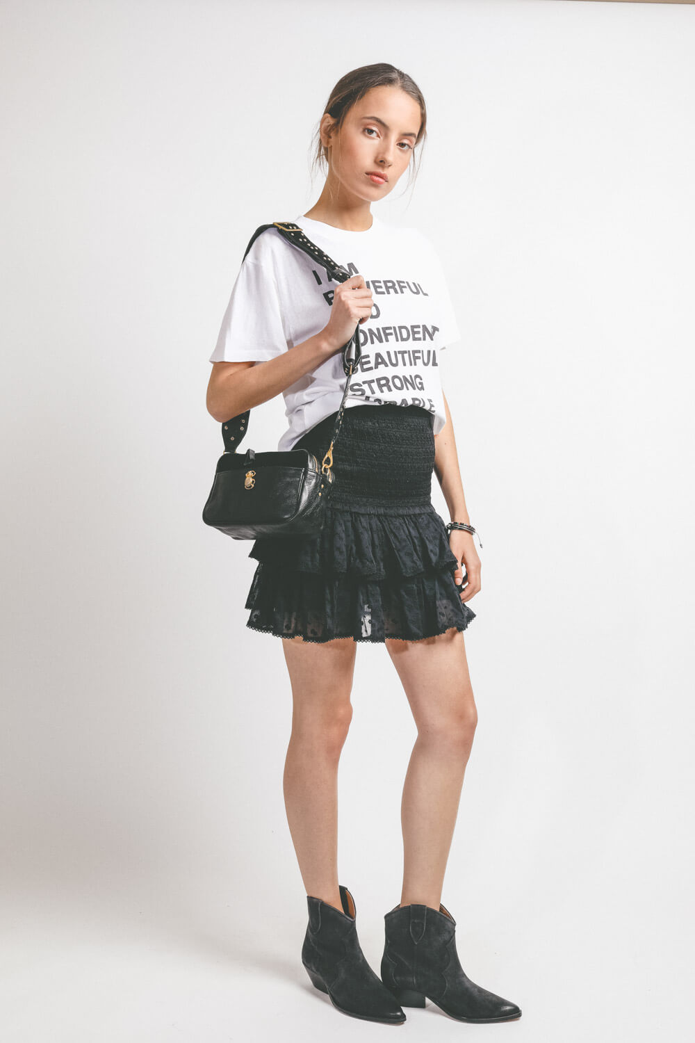 Image du produit Anine Bing Lili Tee Empowerment - White - 4