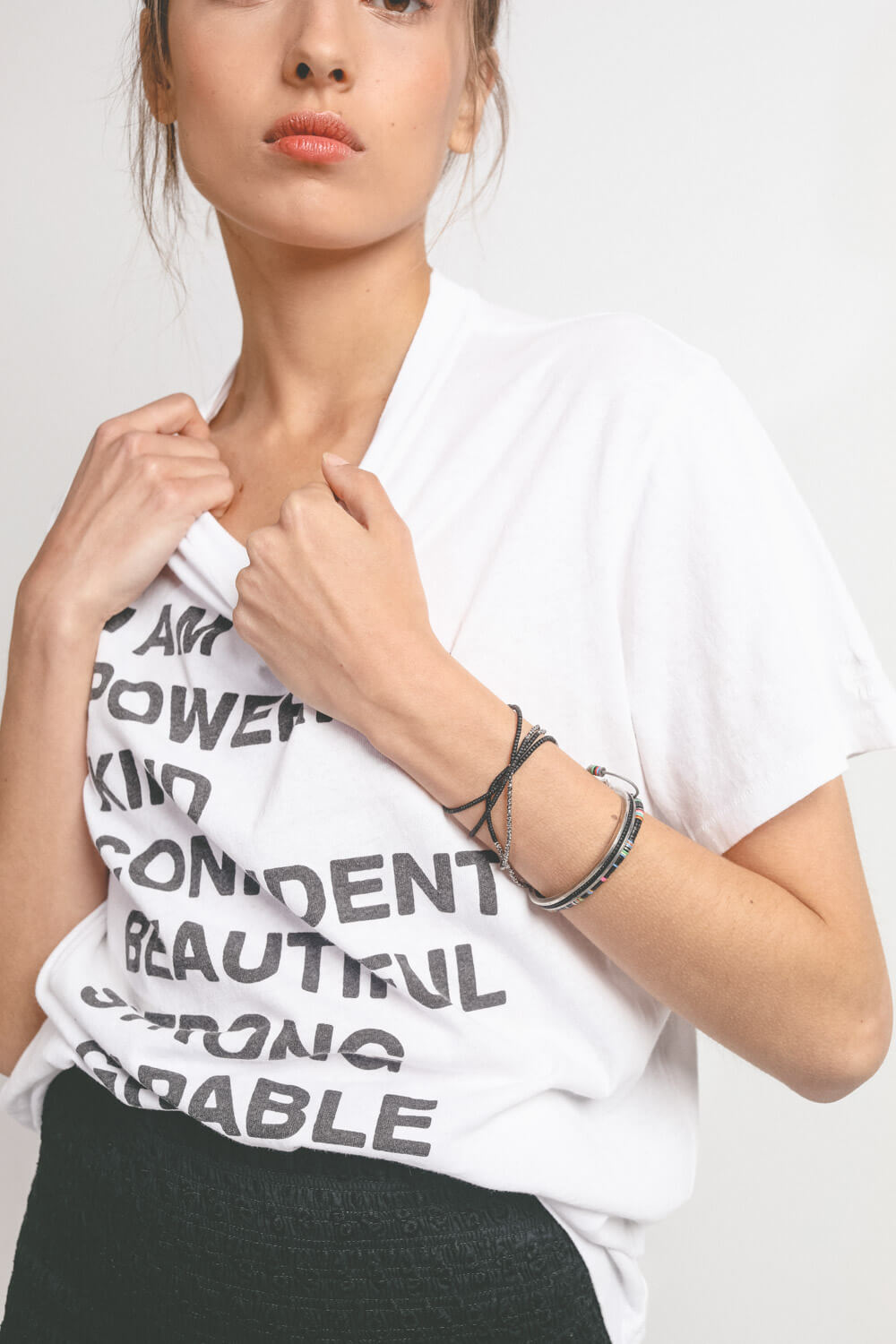 Image du produit Anine Bing Lili Tee Empowerment - White   - 5