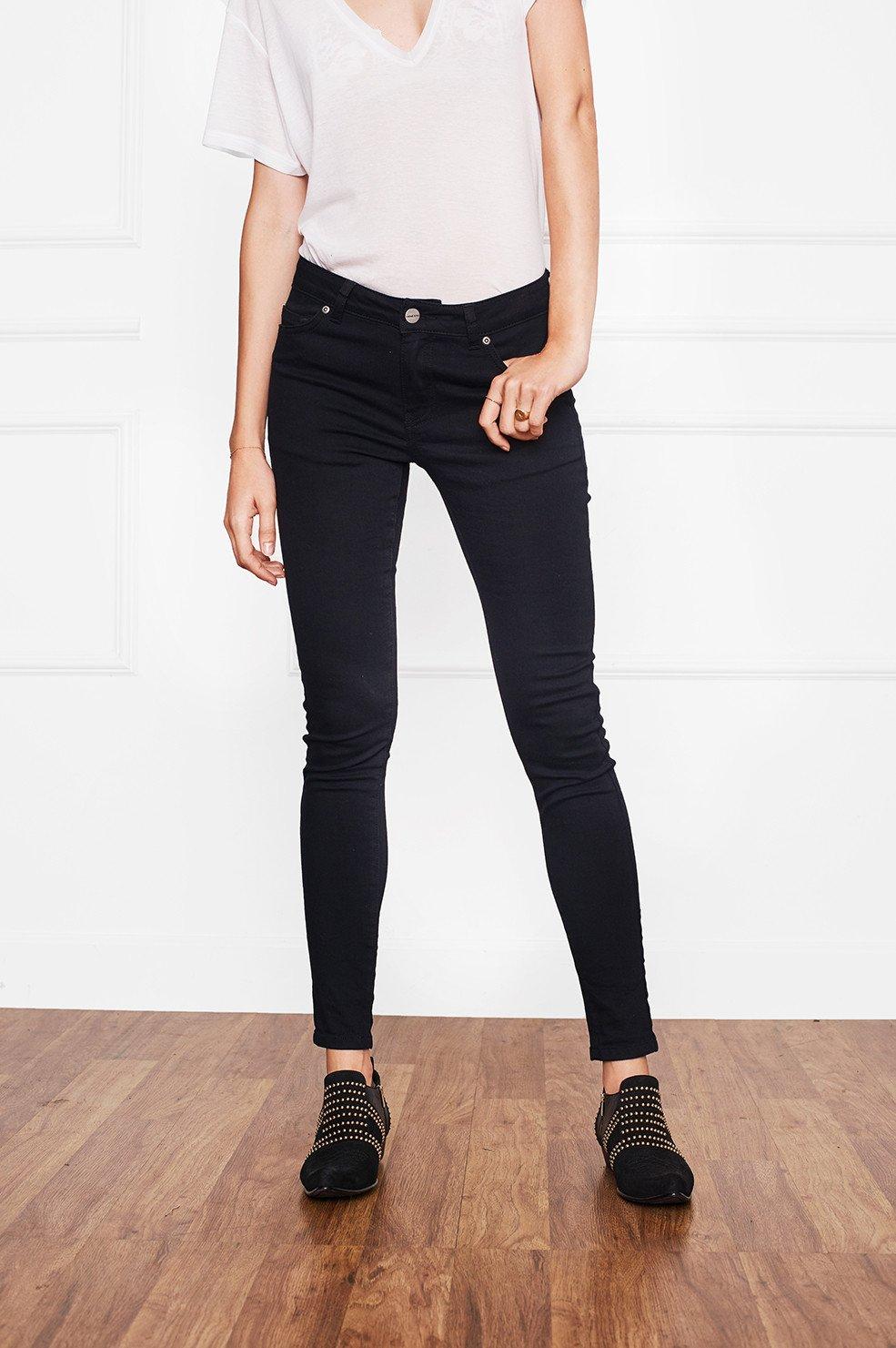 Anine Bing Permanent Christy Jean In Black  