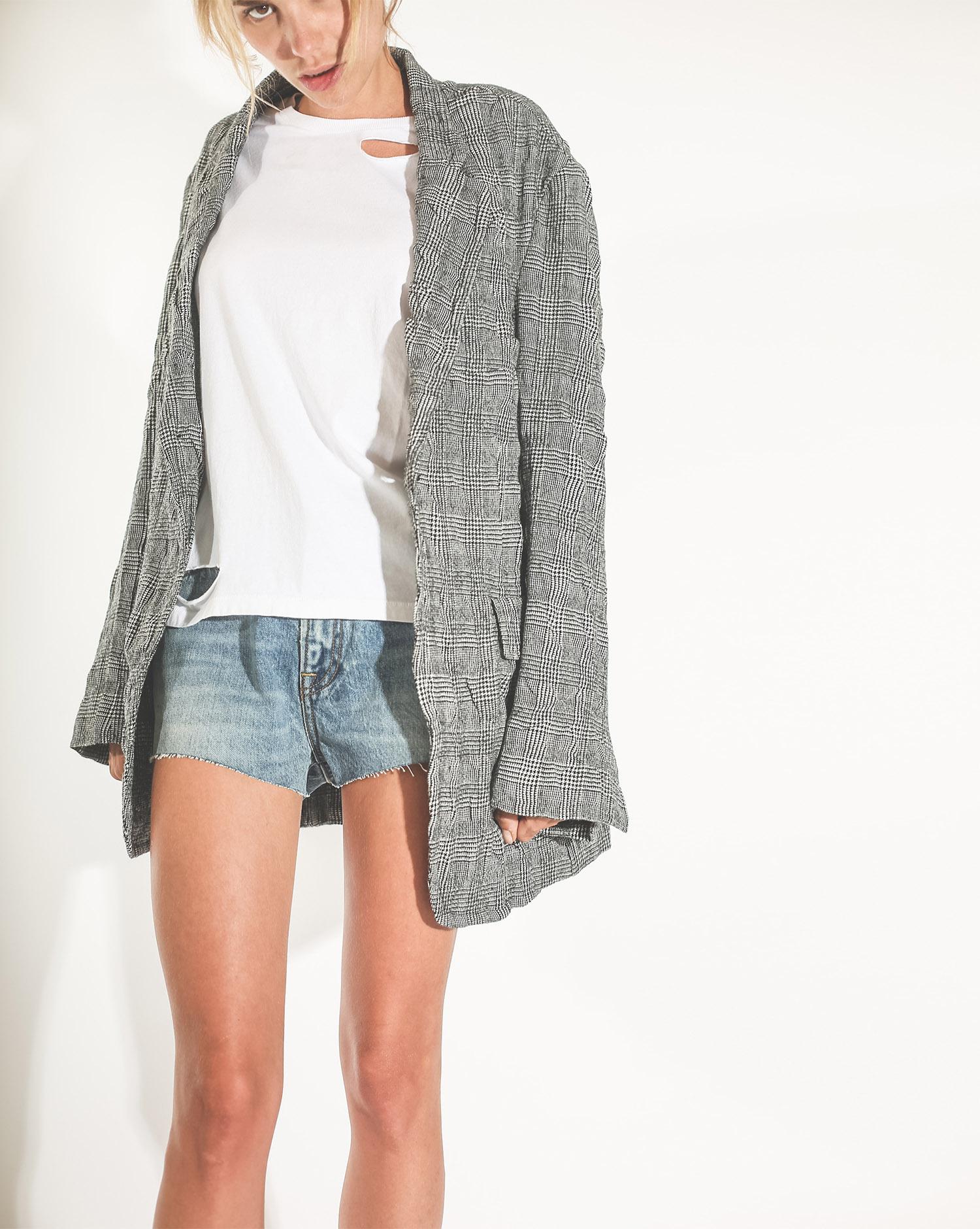 Anine Bing Permanent Distressed TShirt - White 