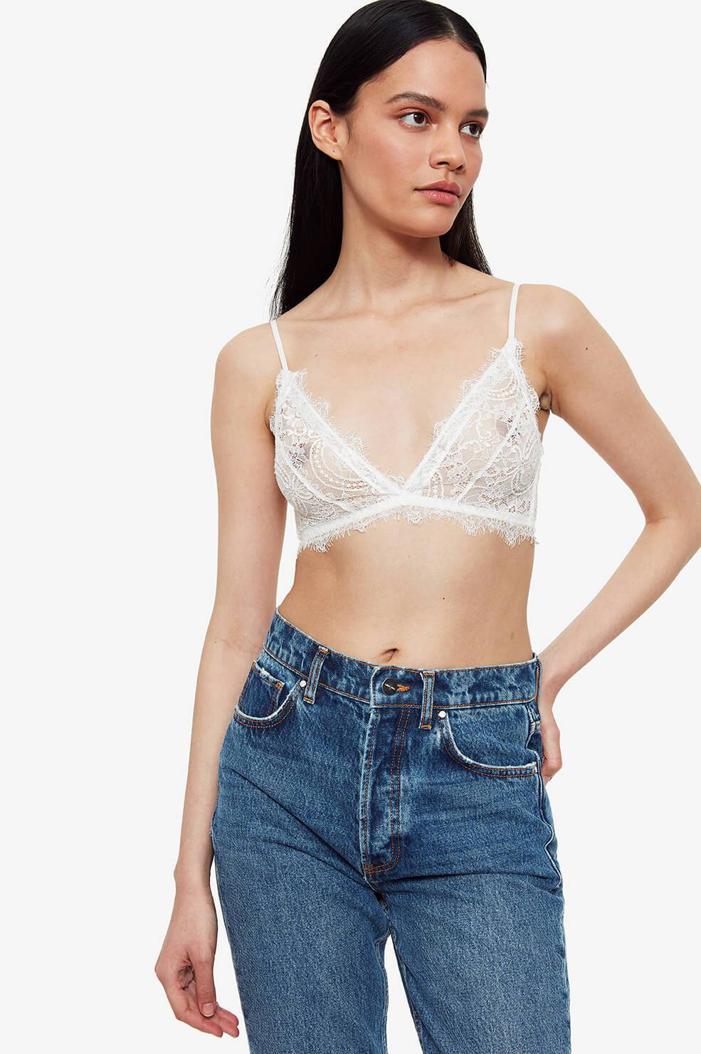 Anine bing shop lace bralette