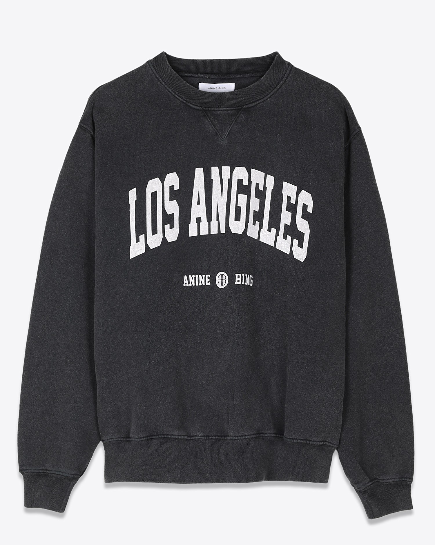 Sweatshirt Ramona Los Angeles washed black Anine Bing.