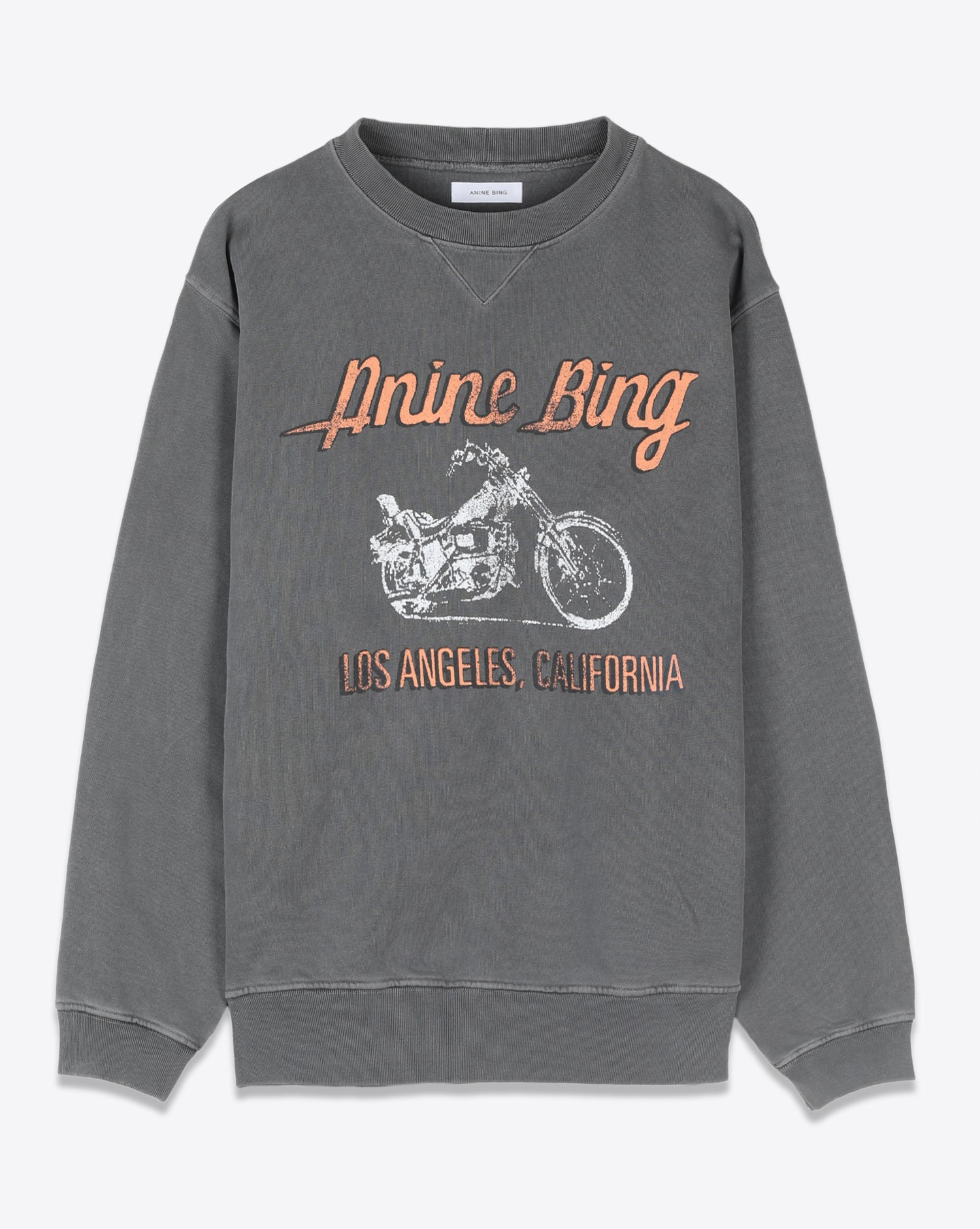 Image du produit Anine Bing Ramona Sweatshirt Motorcycle - Charcoal  
