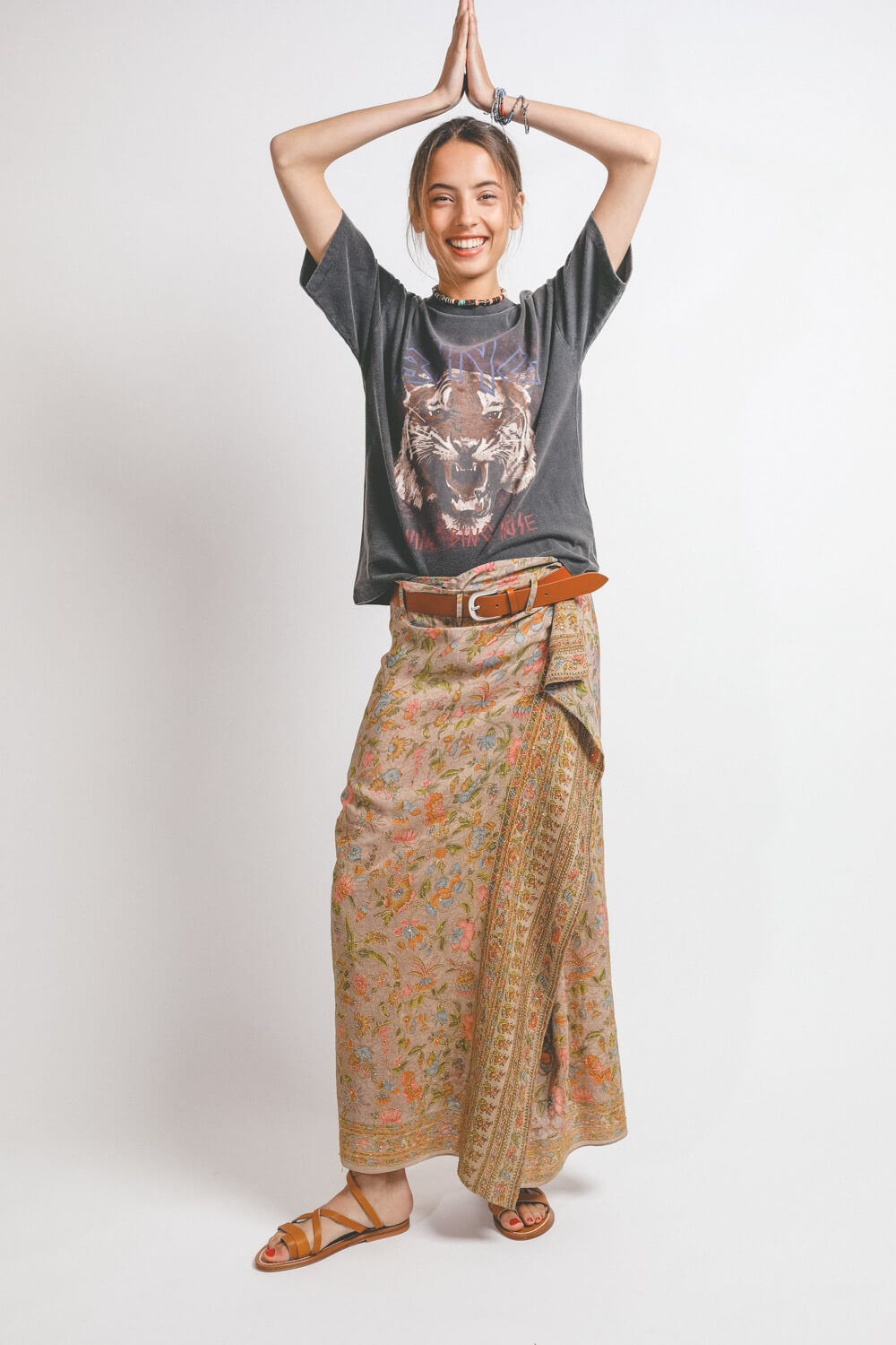 Image du produit Anine Bing Tiger Tee In Black - 4