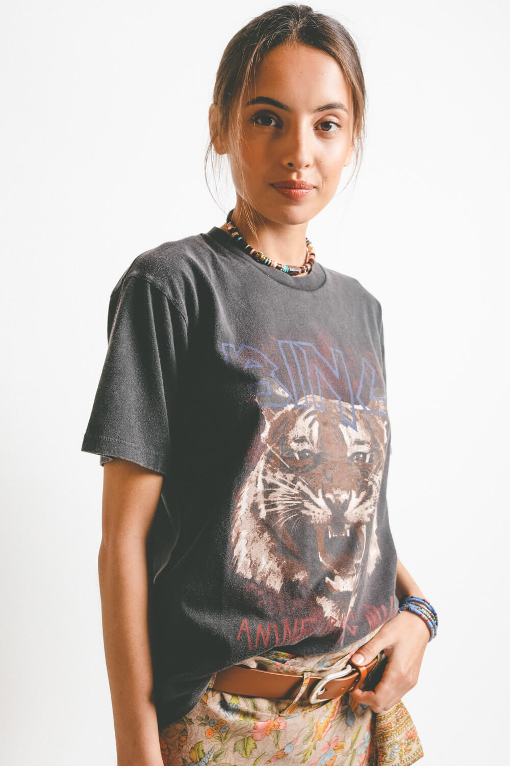 Image du produit Anine Bing Tiger Tee In Black  - 5