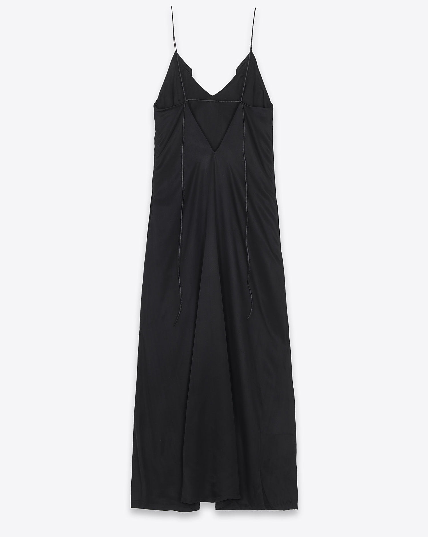 Image du produit Tom Wood Aria Slip Dress Viscose - Black  - porté