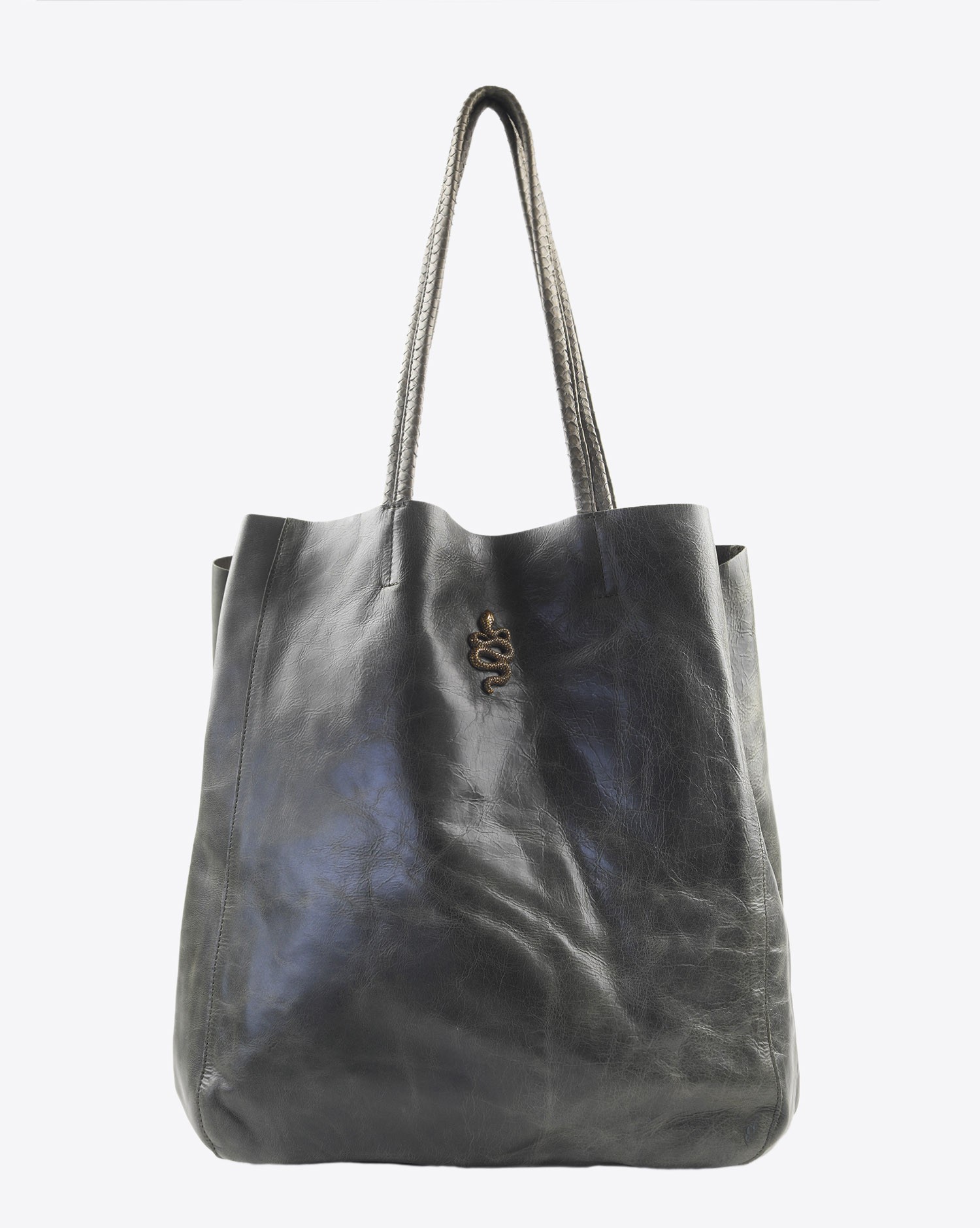 Image du produit Claris Virot Cabas Felix Lambskin Kaki   - 3