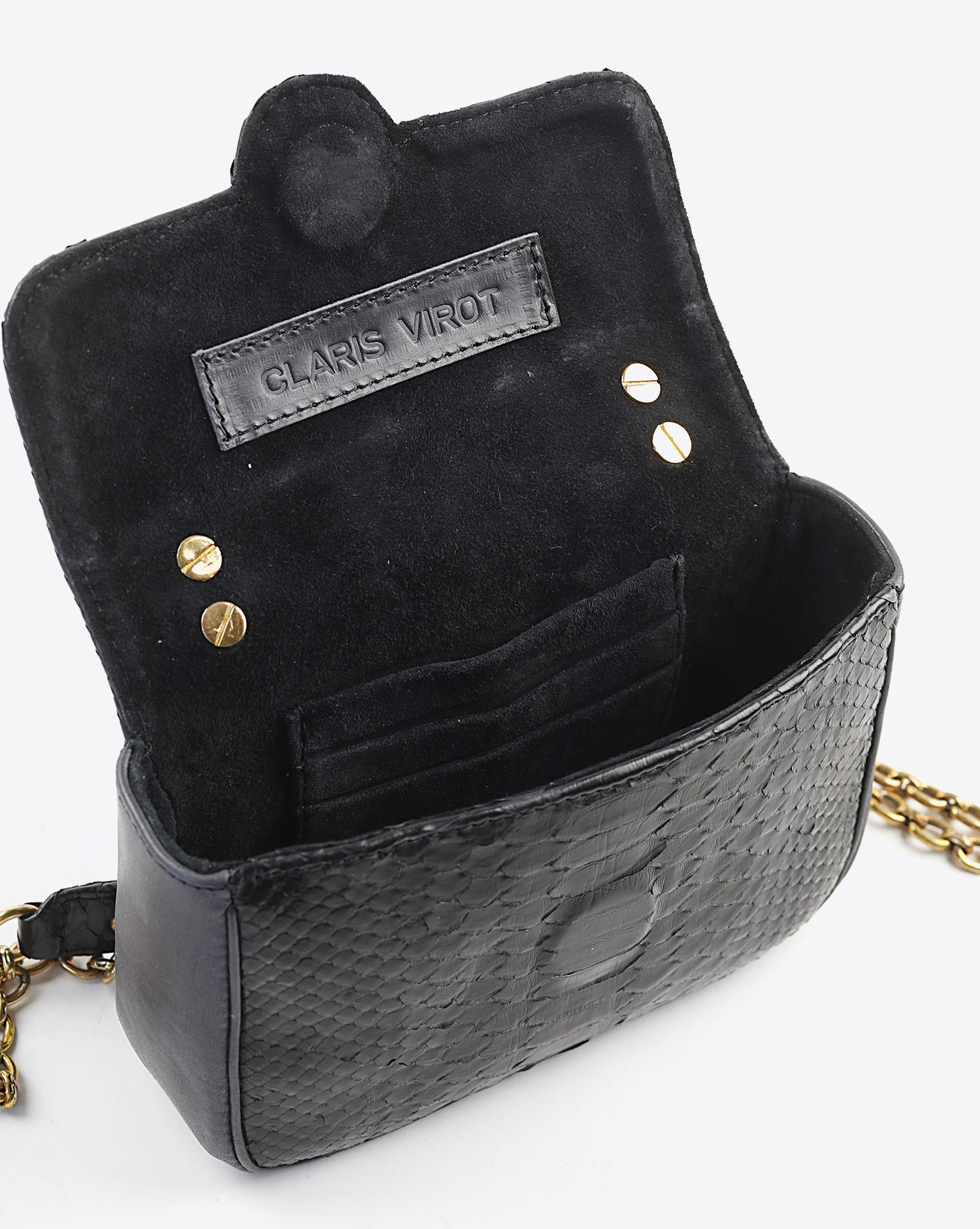 Image du produit Claris Virot Sac Python Mini Ava Beatle - Noir  - 5