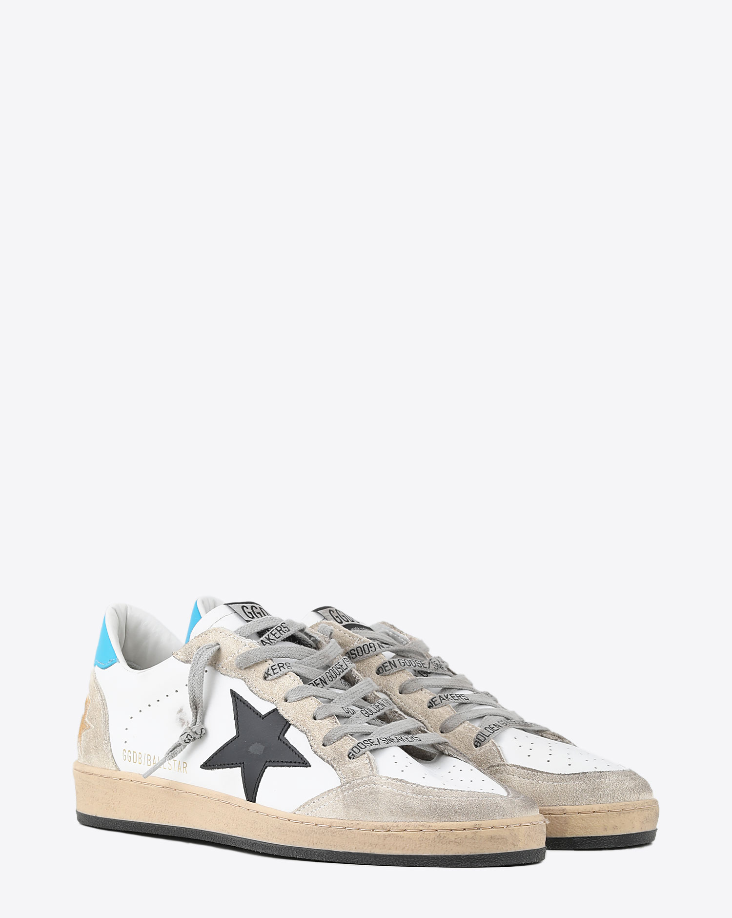 Image du produit Golden Goose Men Permanent BallStar - Beige Cyan Blue 81307 - 2