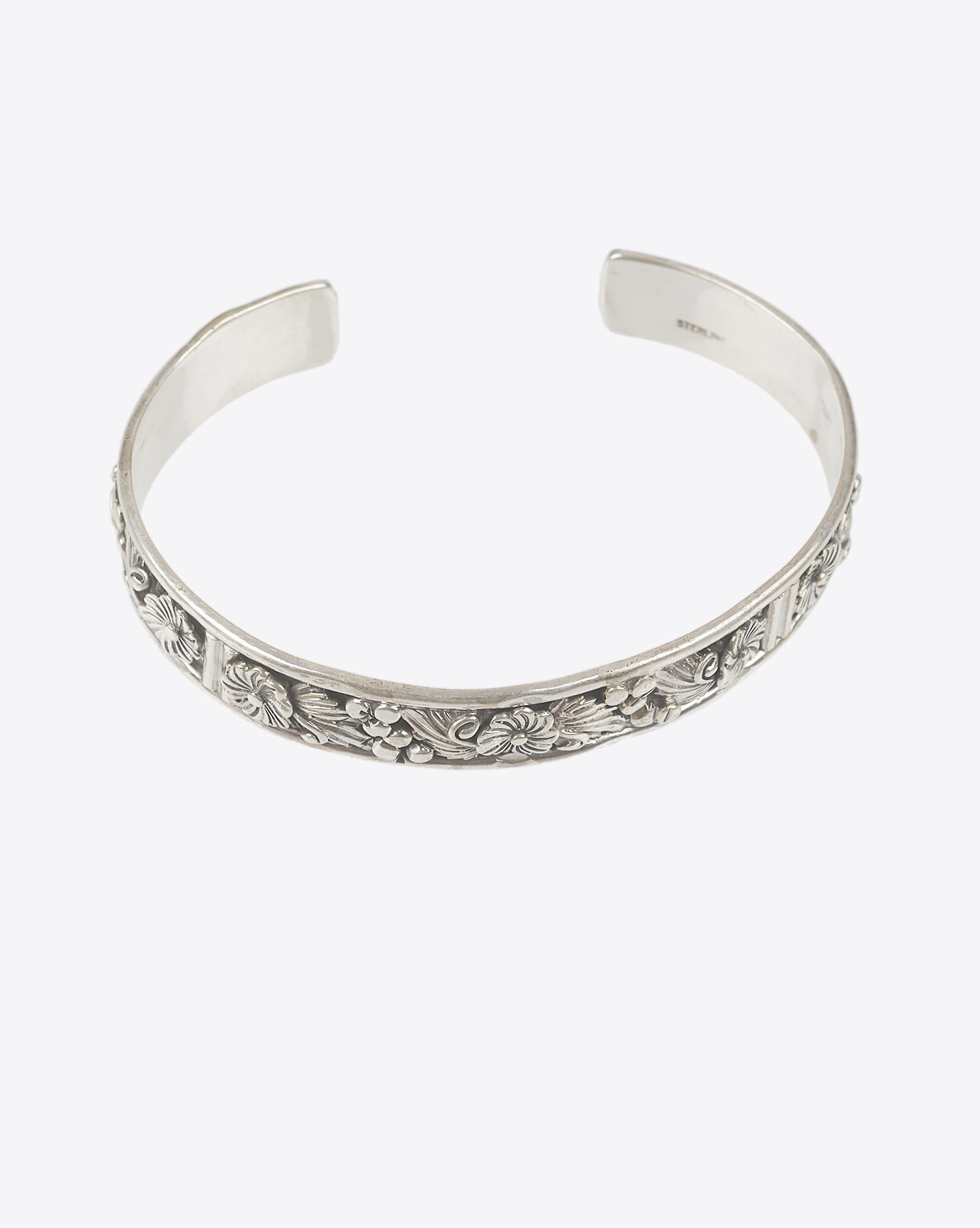 Bracelet en argent ciselé Harpo Paris 