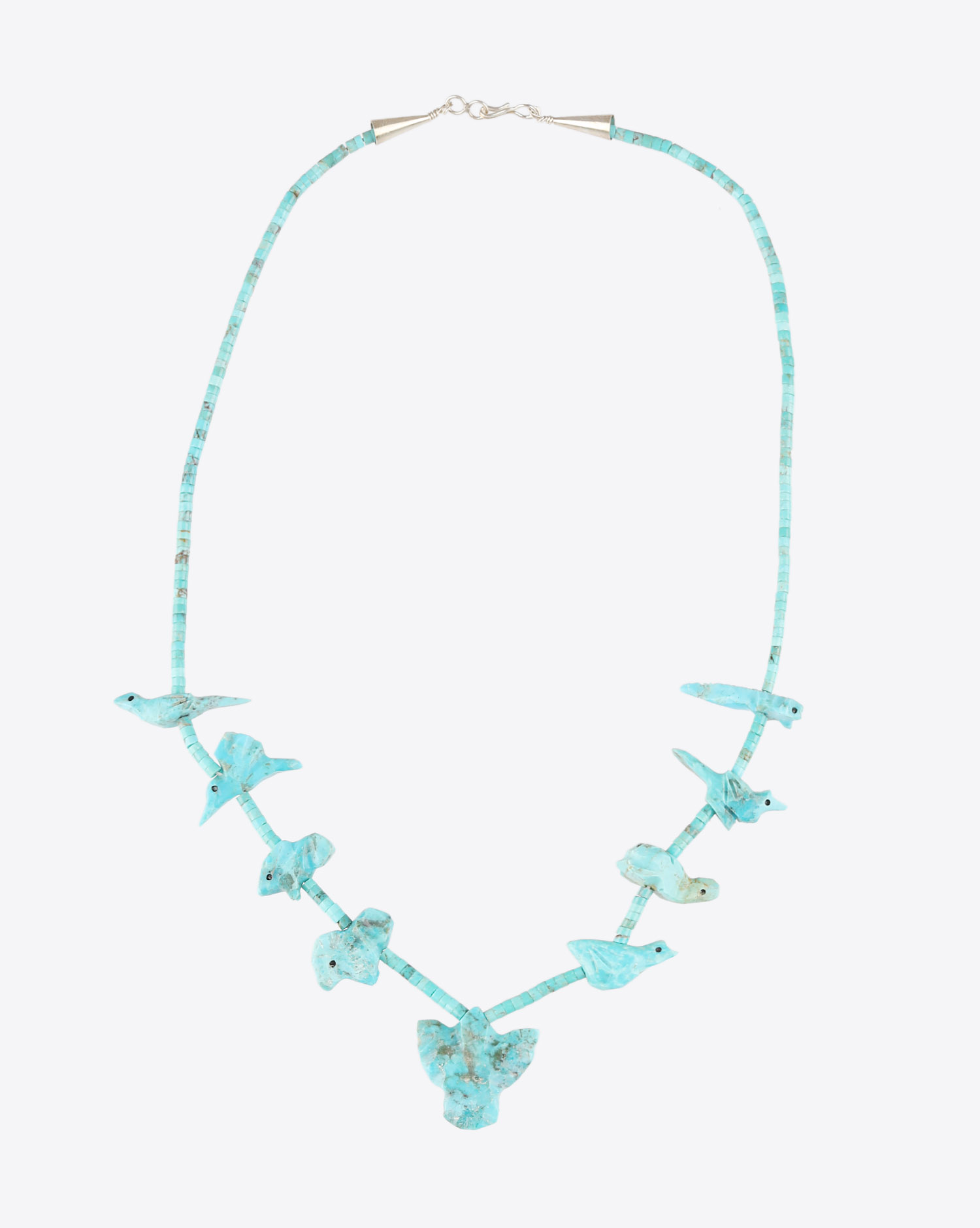 Collier en turquoise animaux fétiches Harpo Paris. 