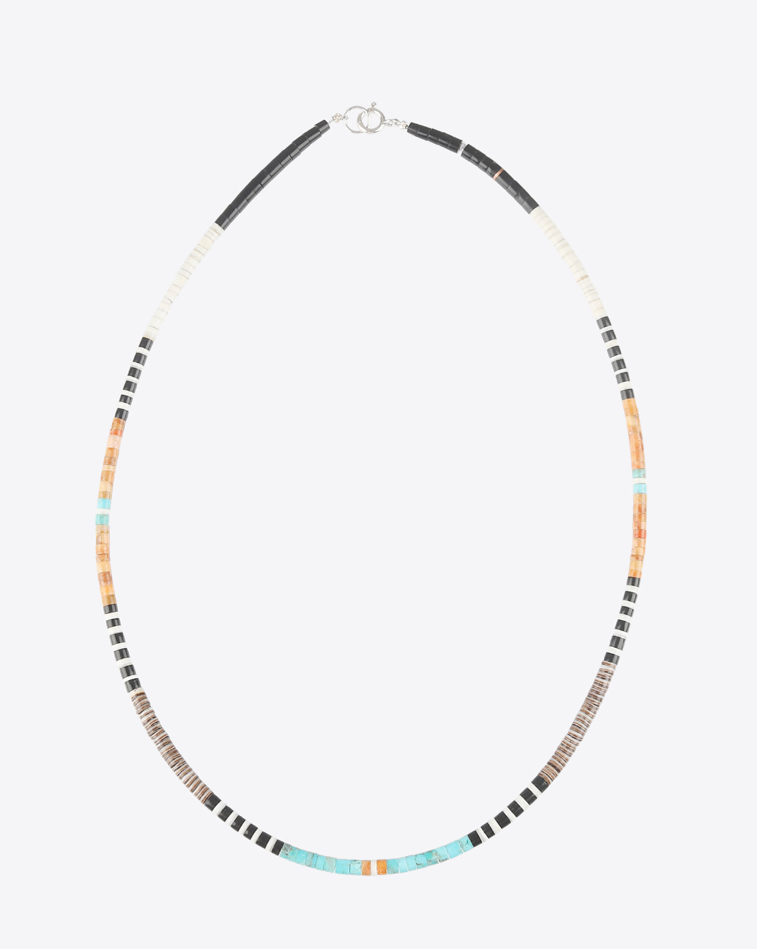 Collier court perles multicolores Pueblo Harpo Paris 