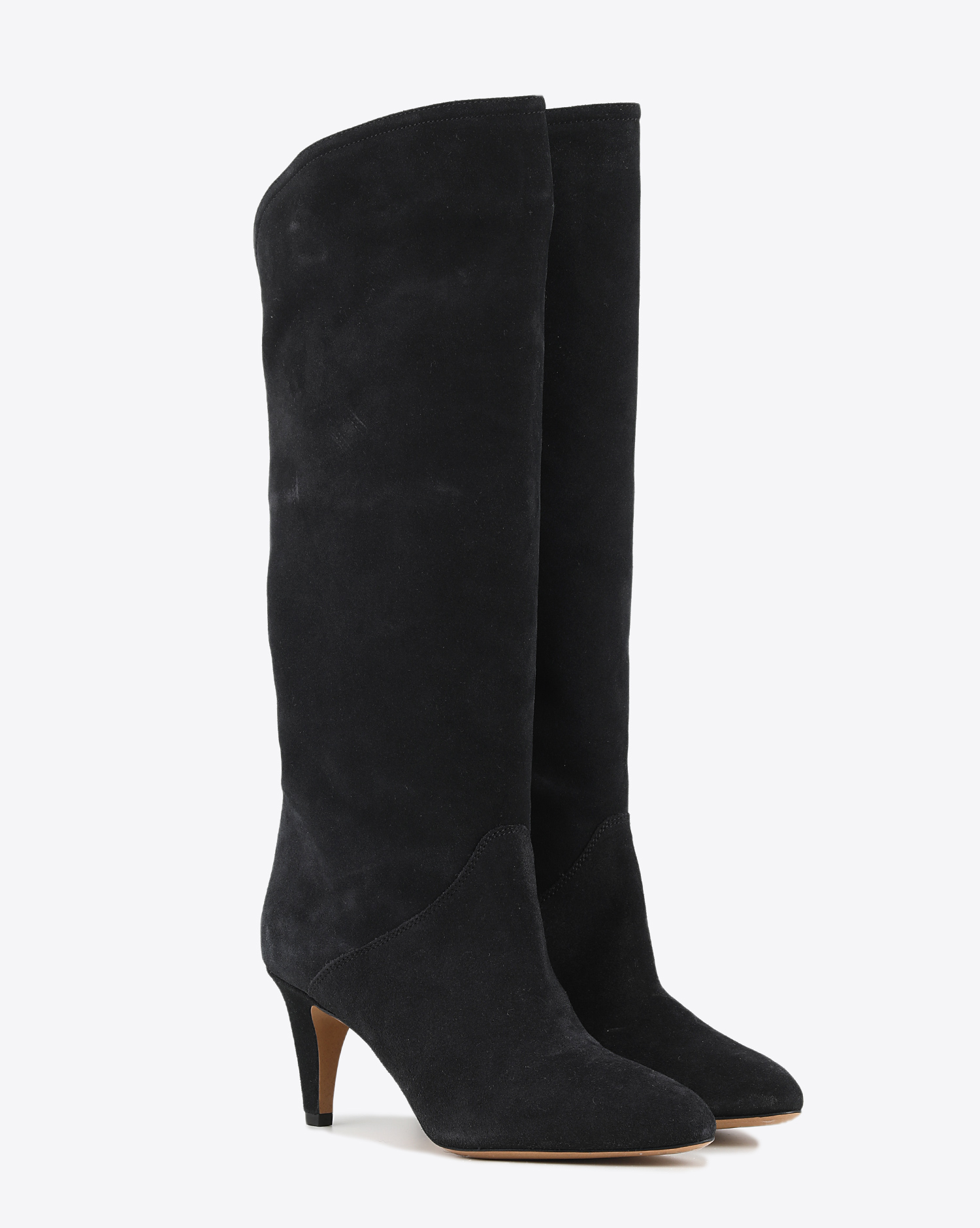 Bottes en daim noir Laylis Isabel Marant