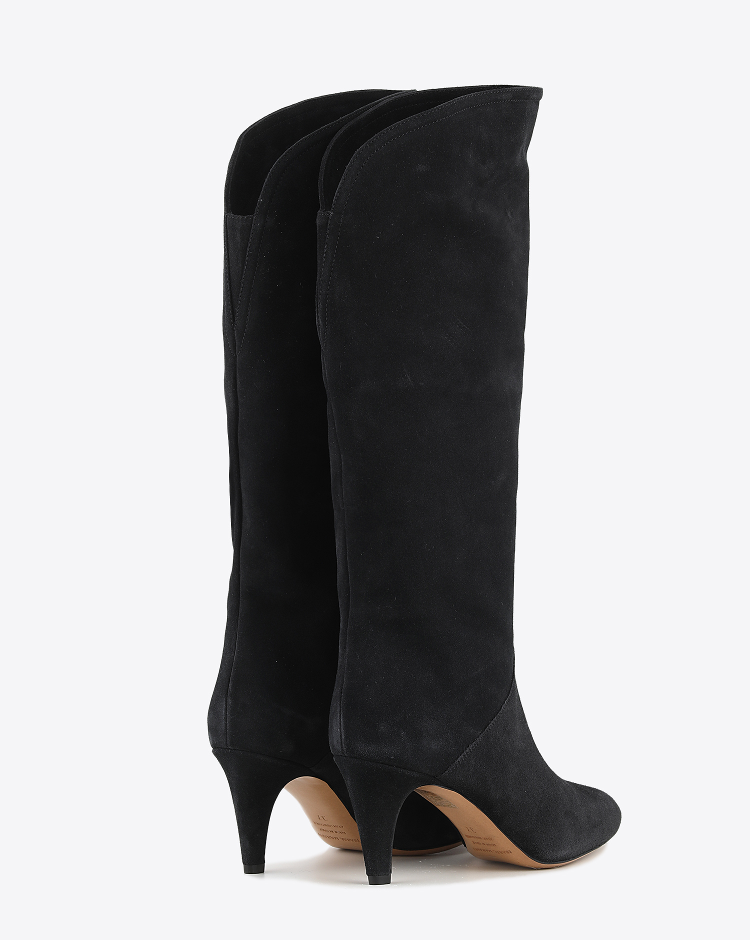 Bottes en daim noir Laylis Isabel Marant