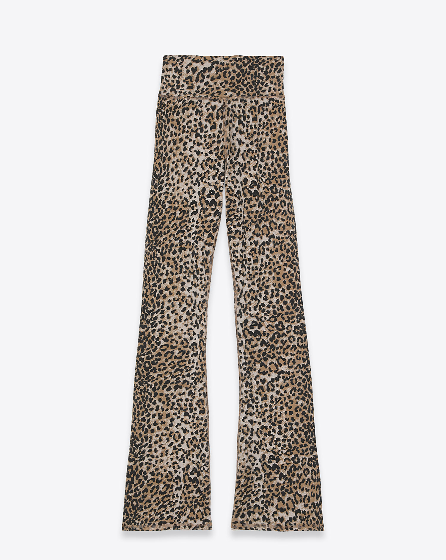 Ragdoll LA Long Flare Leggings Brown Leopard
