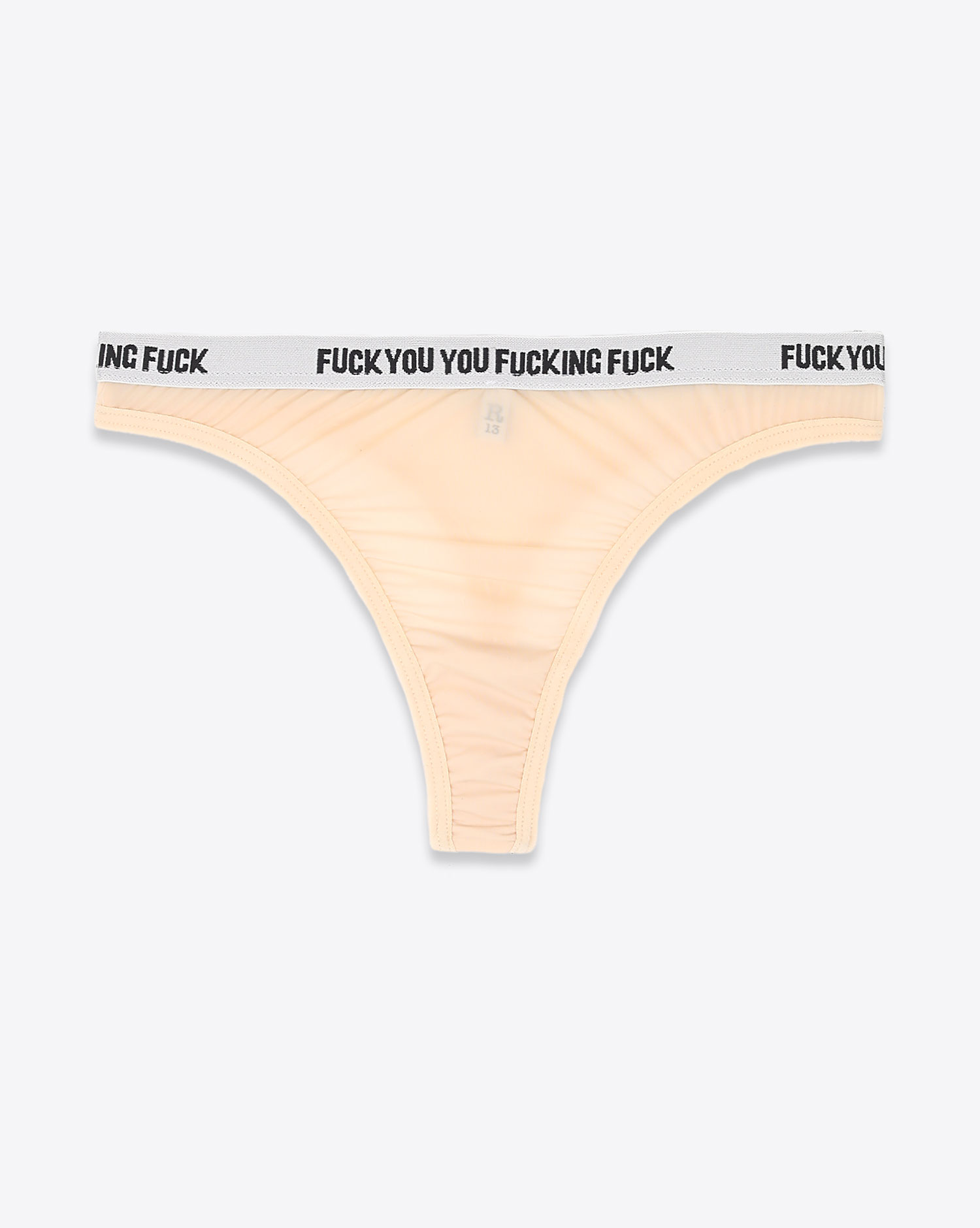 Image du produit R13 Denim Collection Thong - Nude
