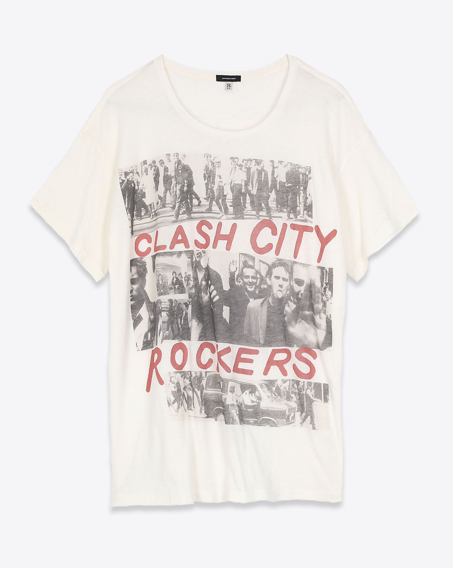 Tee-shirt rock imprimé Clash city rockers r13
