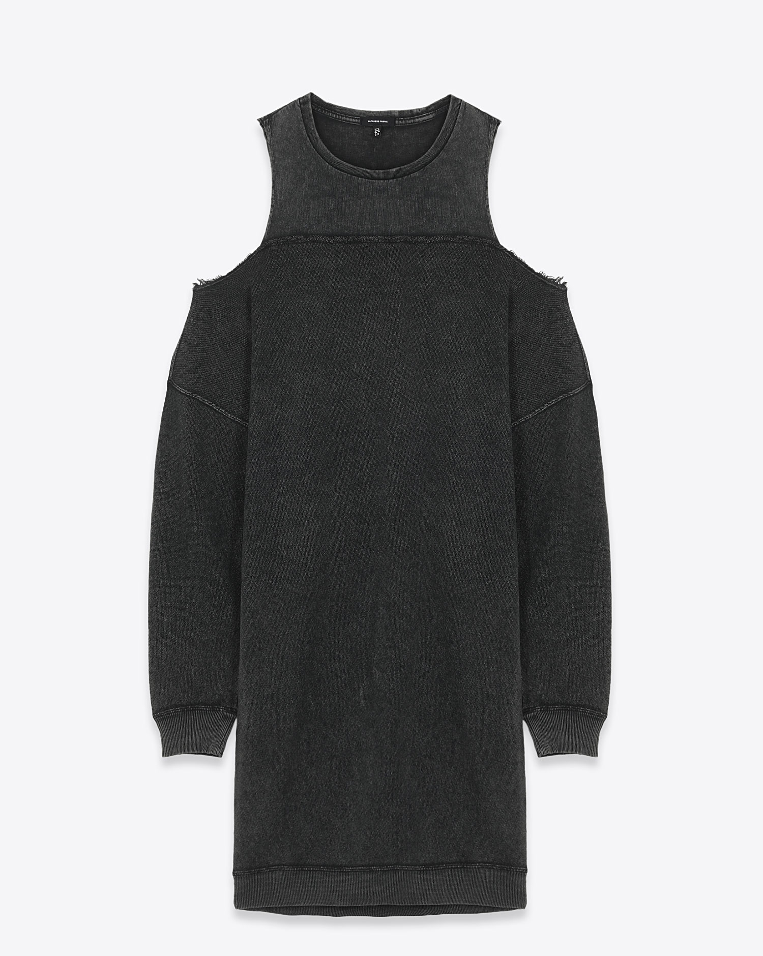 Image du produit R13 Denim Pré Collection Hybrid Sweatshirt Dress - Acid Black