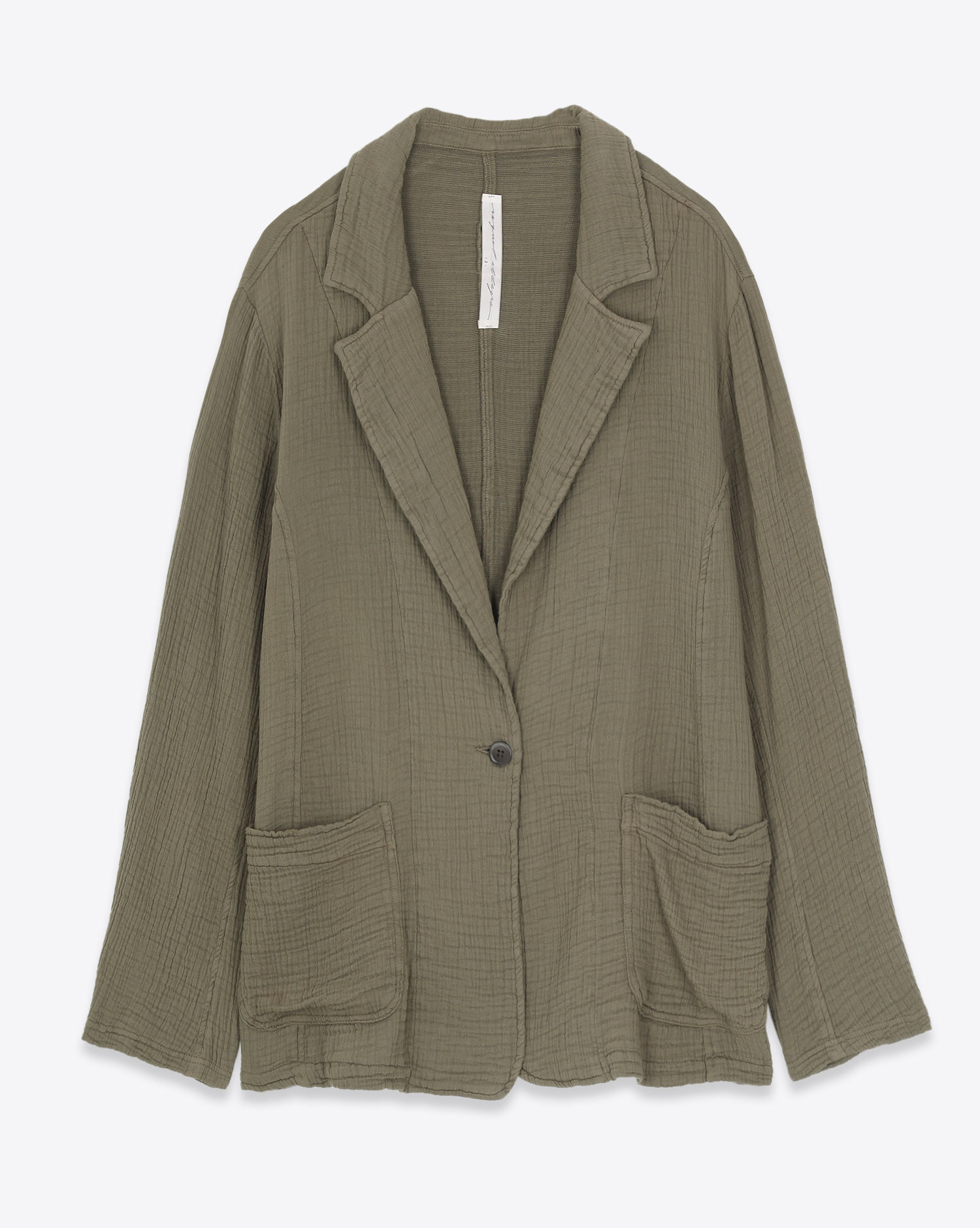 Blazer Boxy Raquel Allegra vert olive.  
