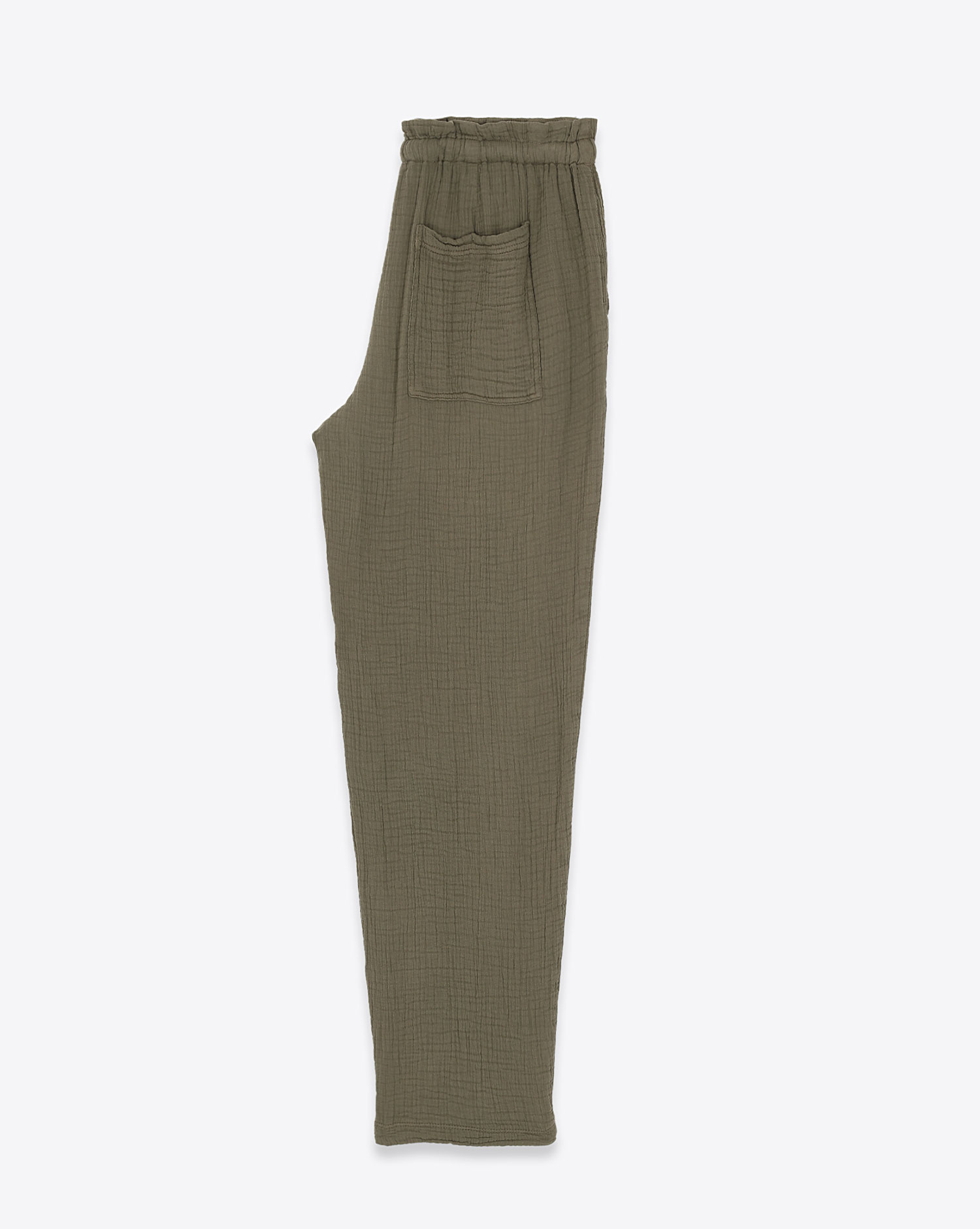 Pantalon Tie Pant Raquel Allegra olive. 