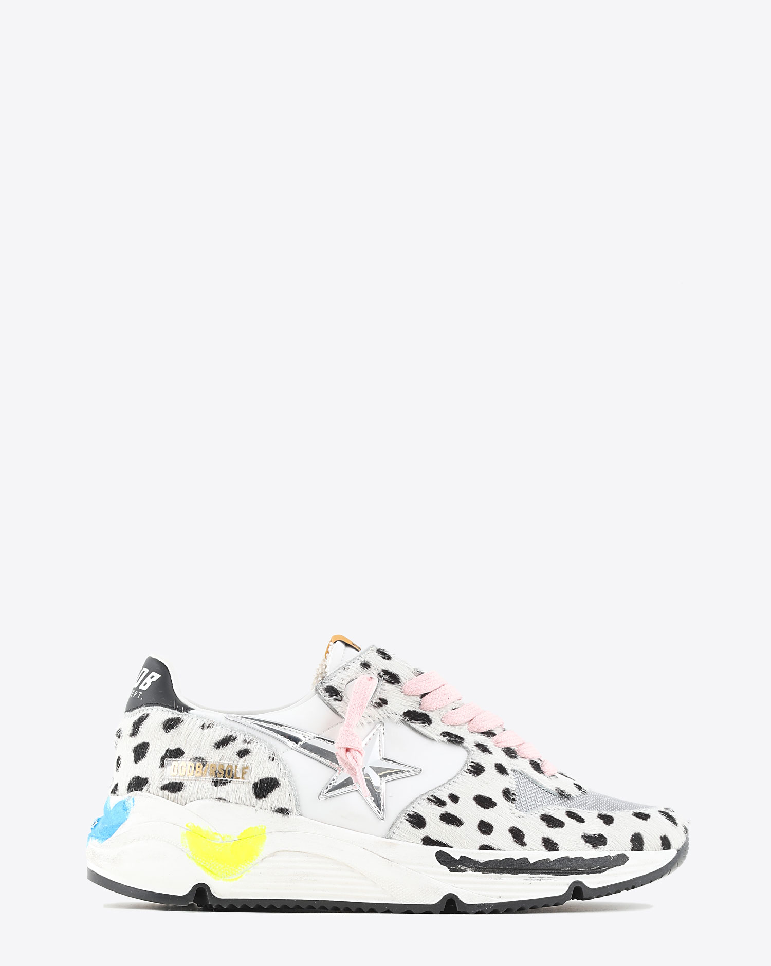 Sneakers Femme Running Sole Golden Goose à pois. 
