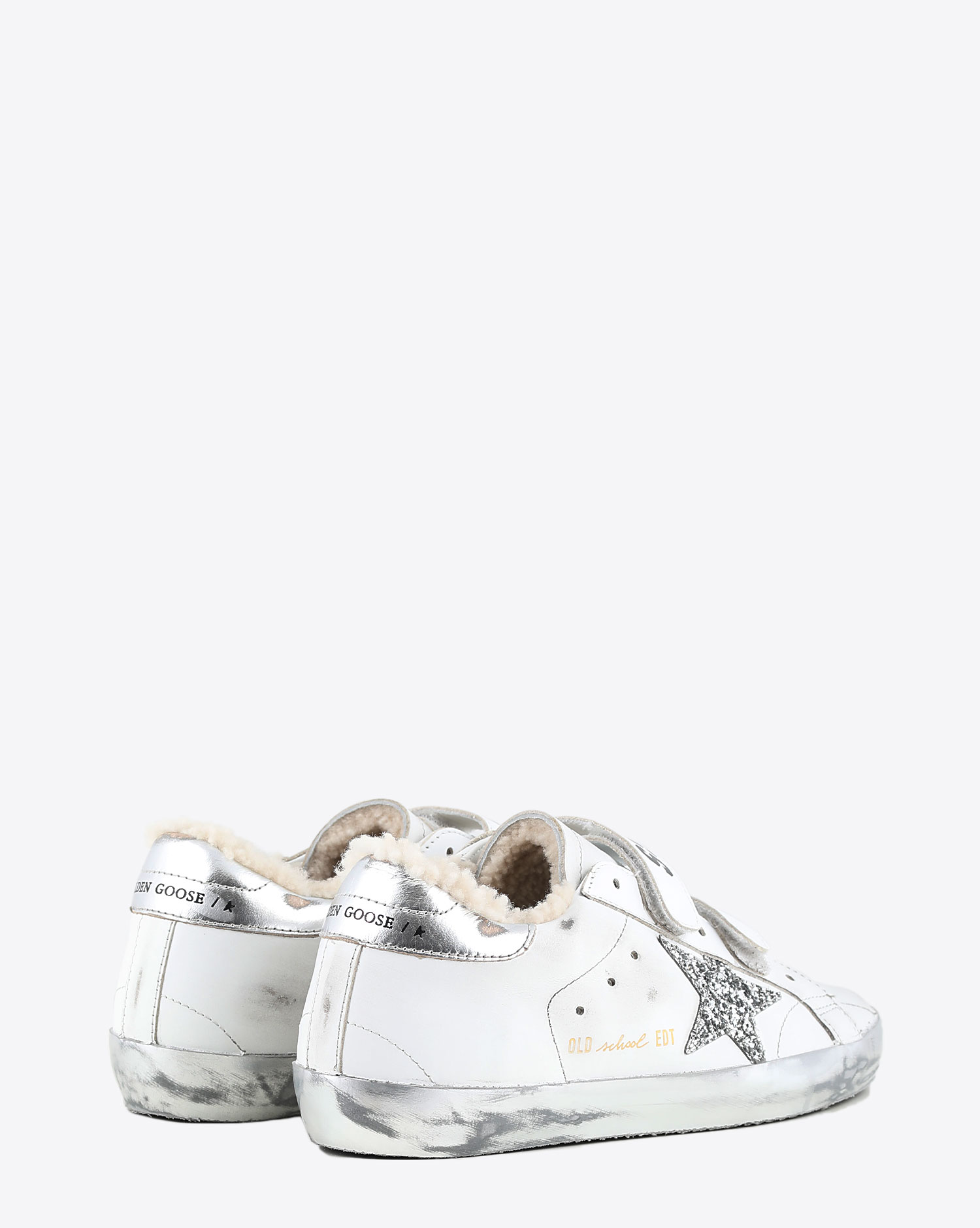 Sneakers Femme Old School Golden Goose femmes blanches. 