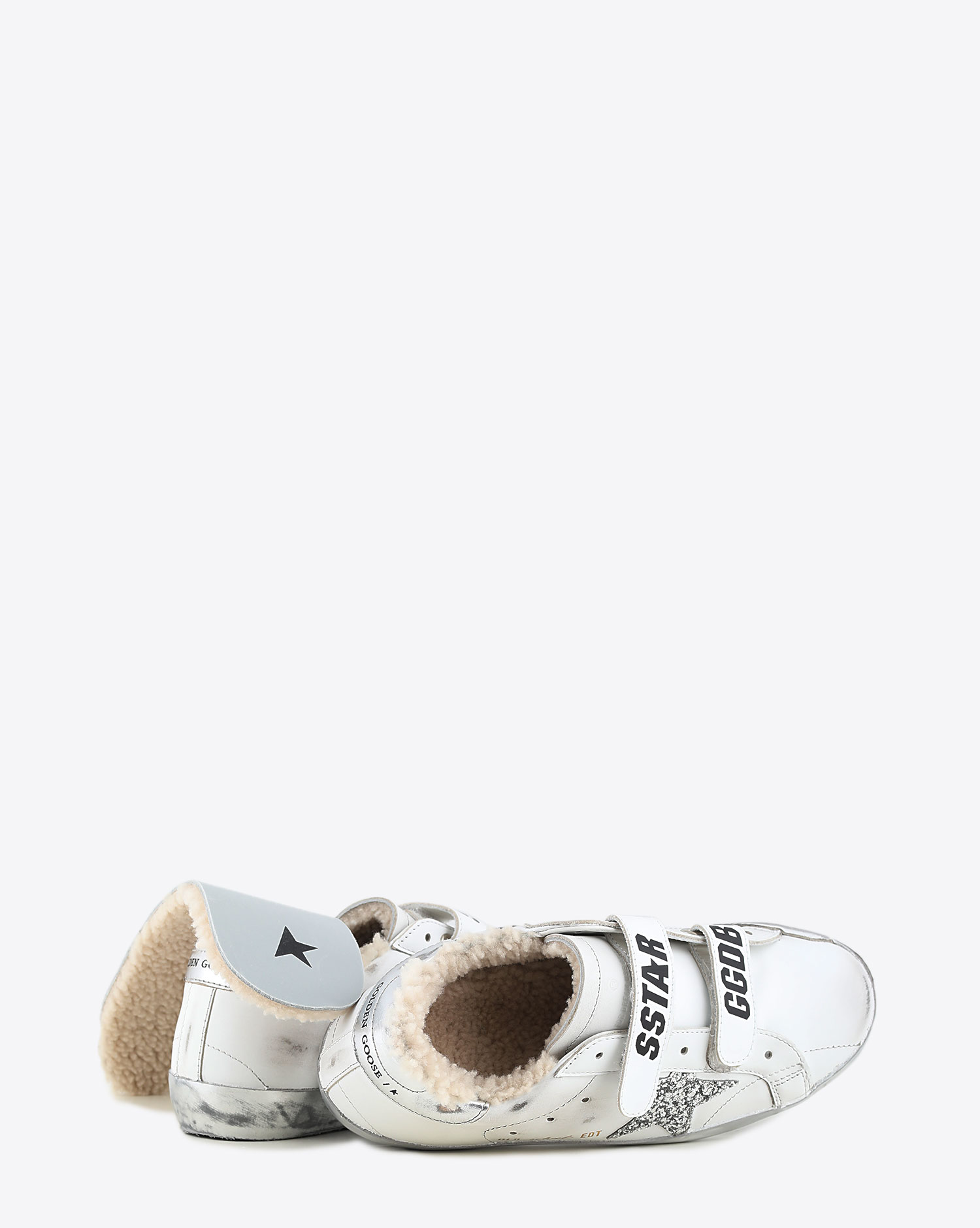 Sneakers Femme Old School Golden Goose femmes blanches. 