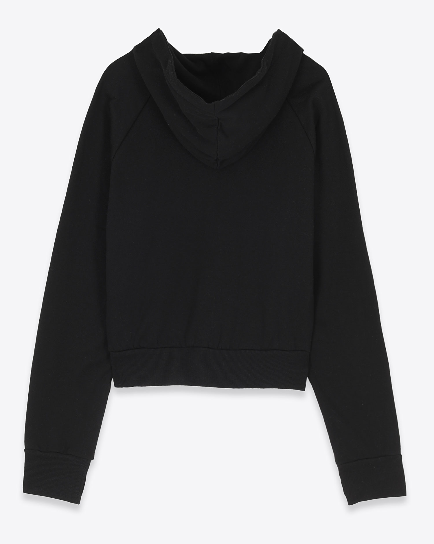 Veste Femme Cropped Hoodie Noire Ragdoll LA. 