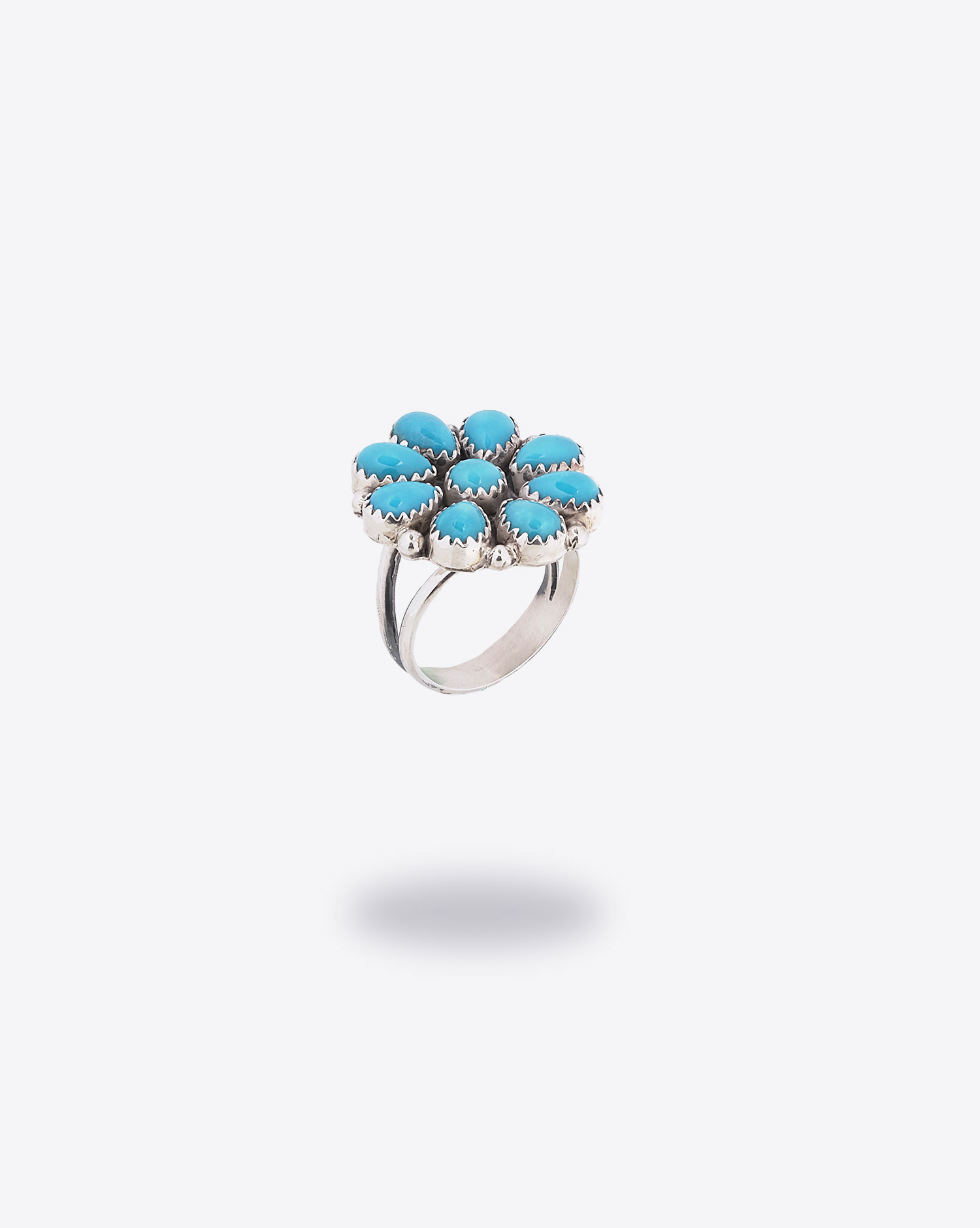 Produit Bague As Navajo Harpo avec pierres turquoises. 
