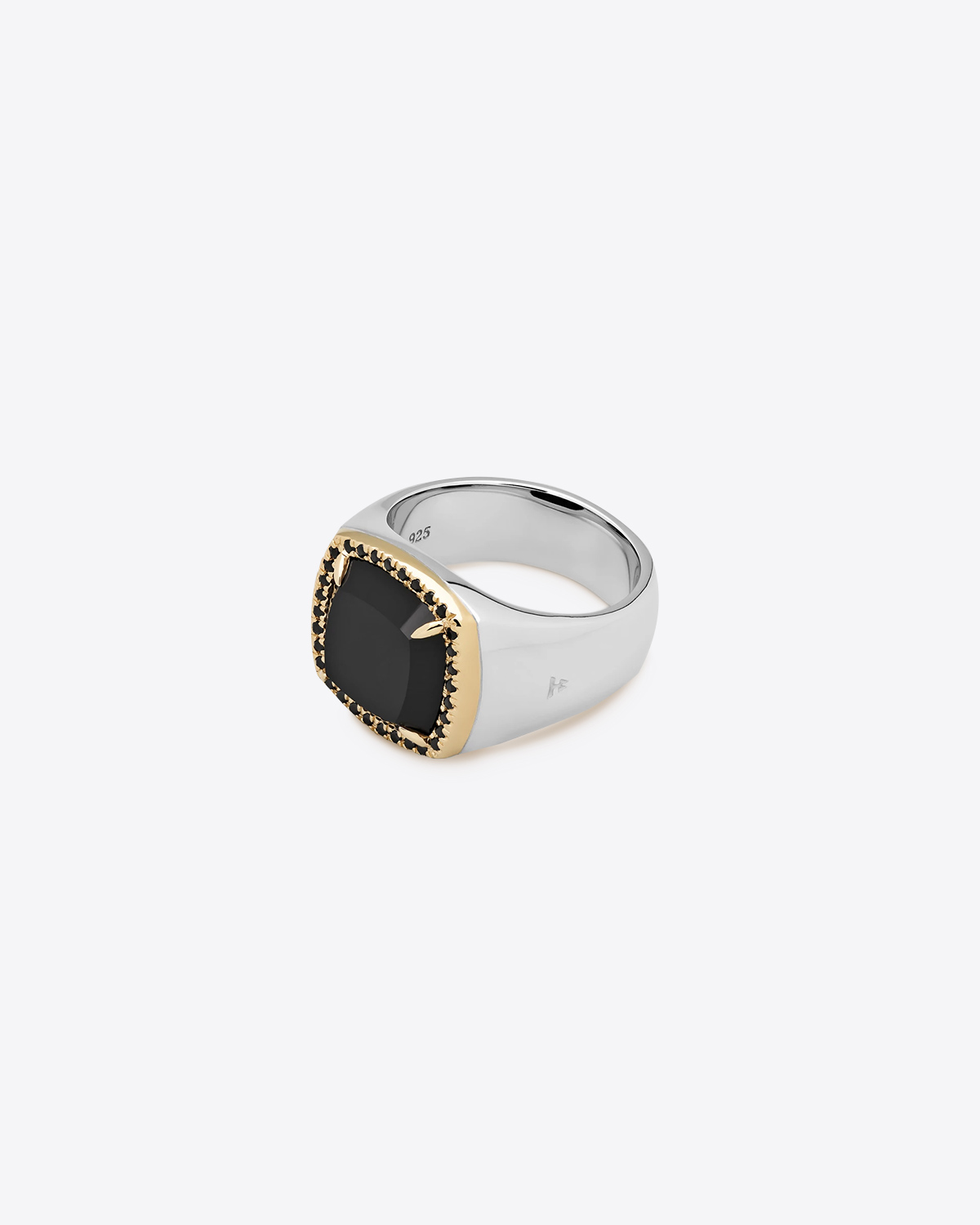 Tom Wood May Ring Black Onyx Diamond