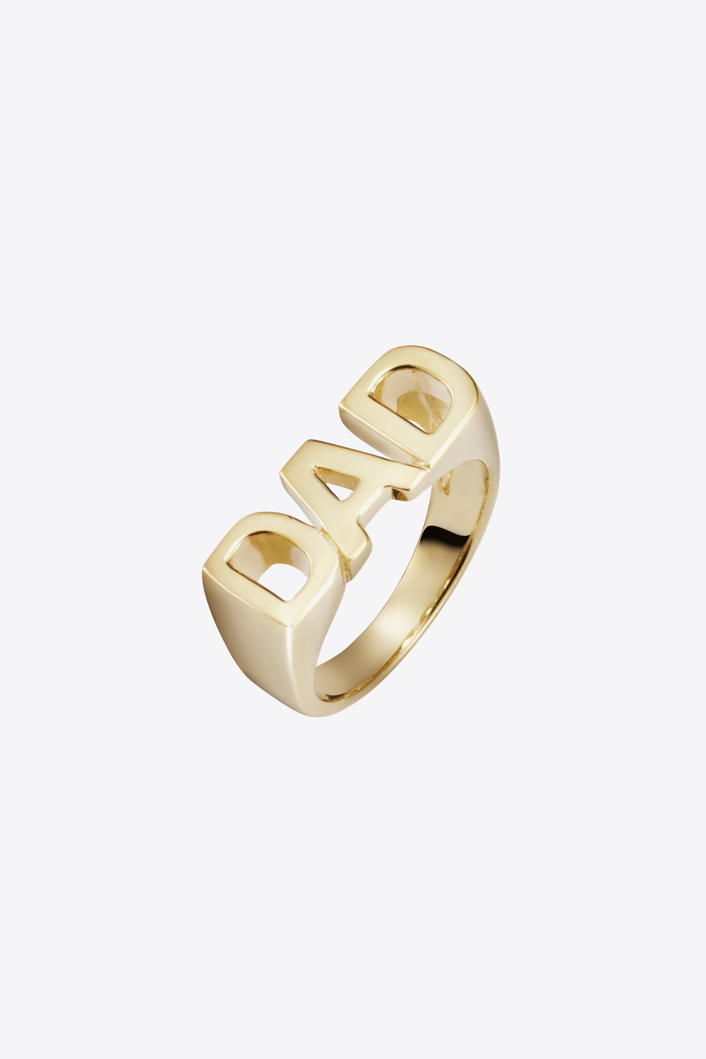 Bague Dad Maria Black en argent plaqué or. 