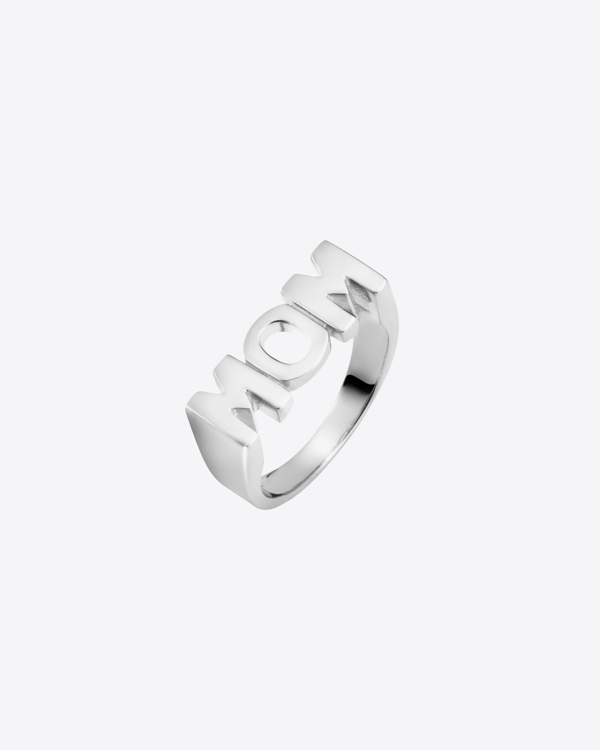 Bague Mom Maria Black en argent. 
