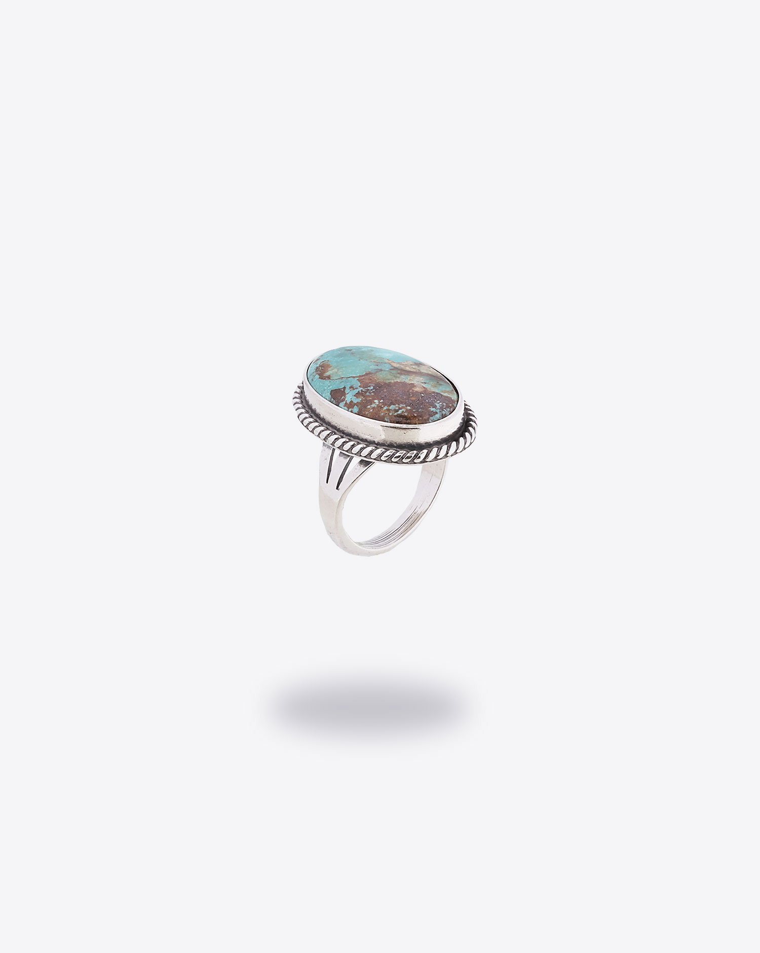 Produit Bague Peggy Skeets Harpo avec pierre turquoise. 