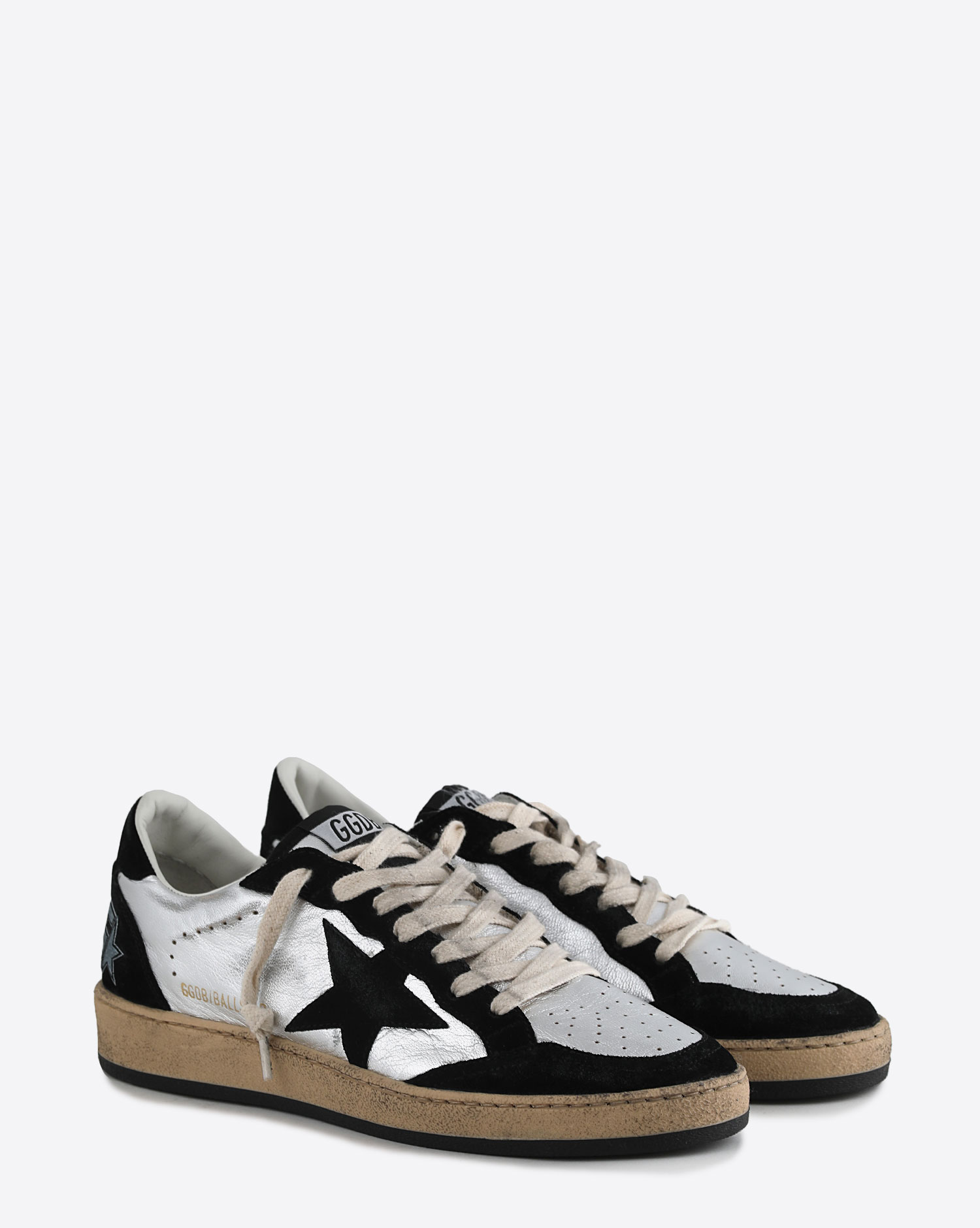 Sneakers Ballstar Silver Black 60246 Golden Goose 