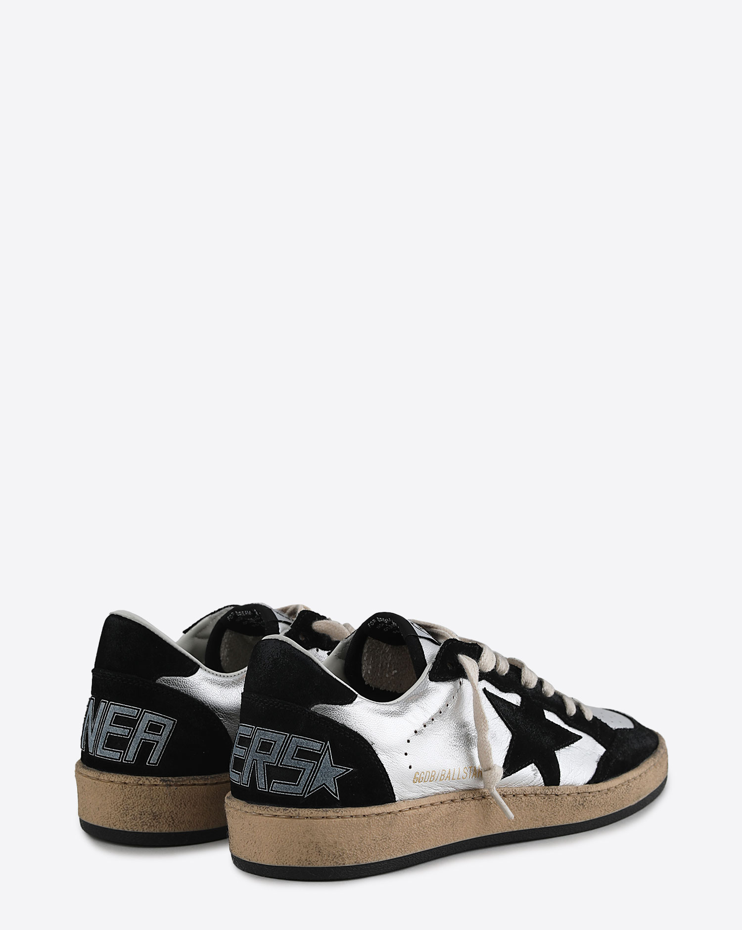 Sneakers Golden Goose  Ballstar Silver Black 60246