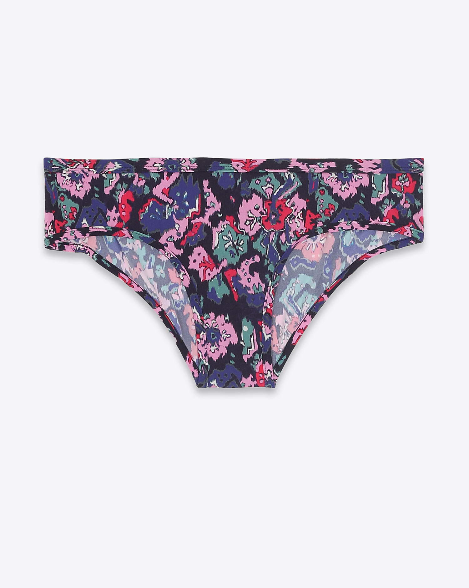 Culotte de maillot de bain imprimé faded night Sonny Isabel Marant Etoile. Face.