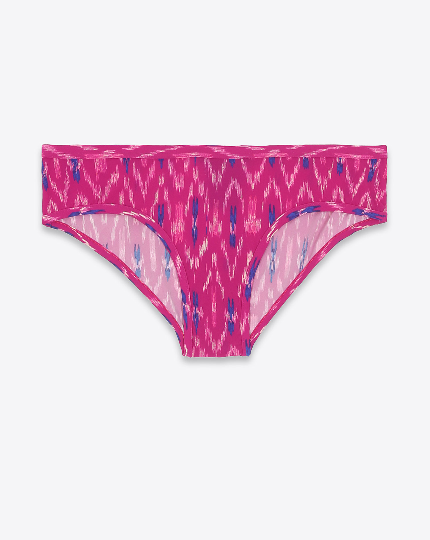 Culotte de maillot de bain imprimé fuchsia Sonny Isabel Marant Etoile. Face.