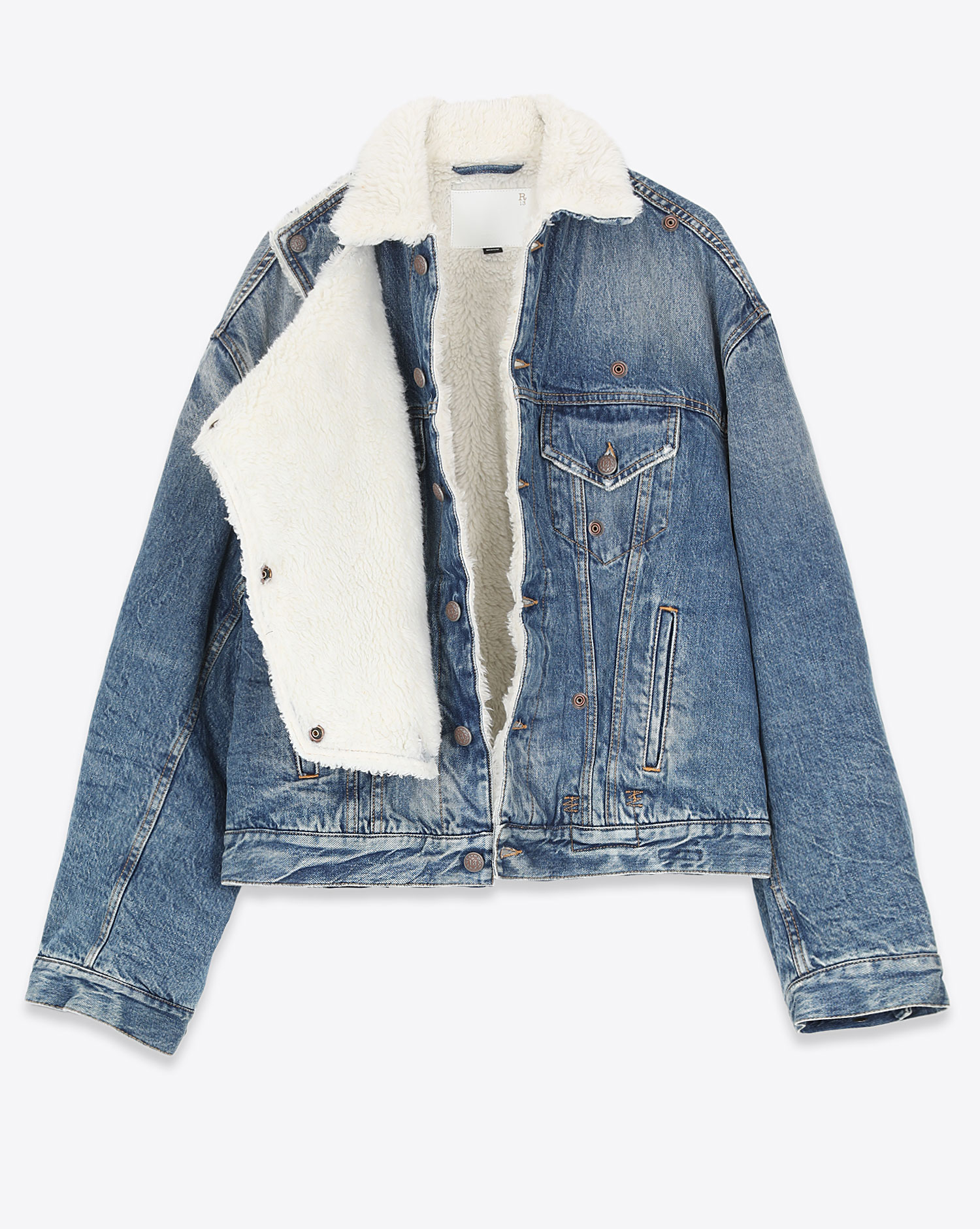 R13 trucker jacket sales